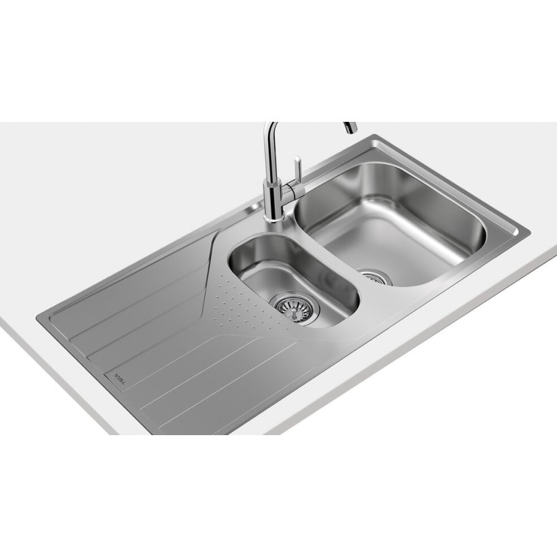 Fregadero teka universe 60 t-xp 1½c r reversible sin agujero