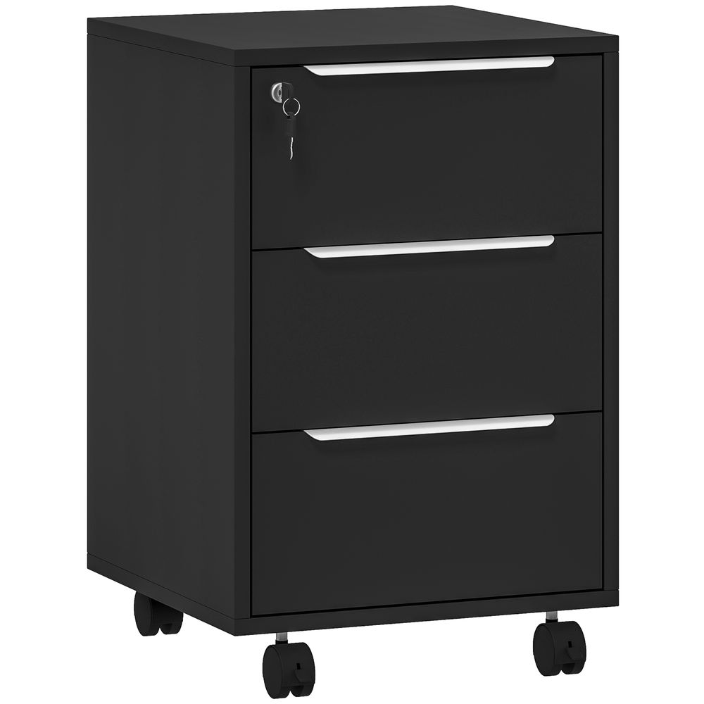 Cajonera de oficina 40x40x63.5 cm Homcom, oficina - muebles de oficina