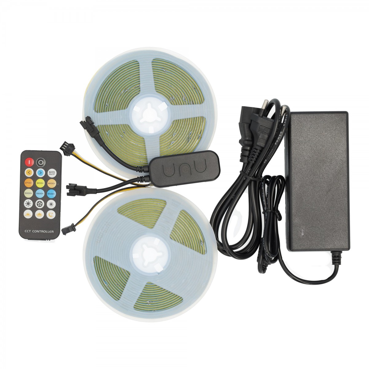 Kit 2x5m tira LED cob cct 24v