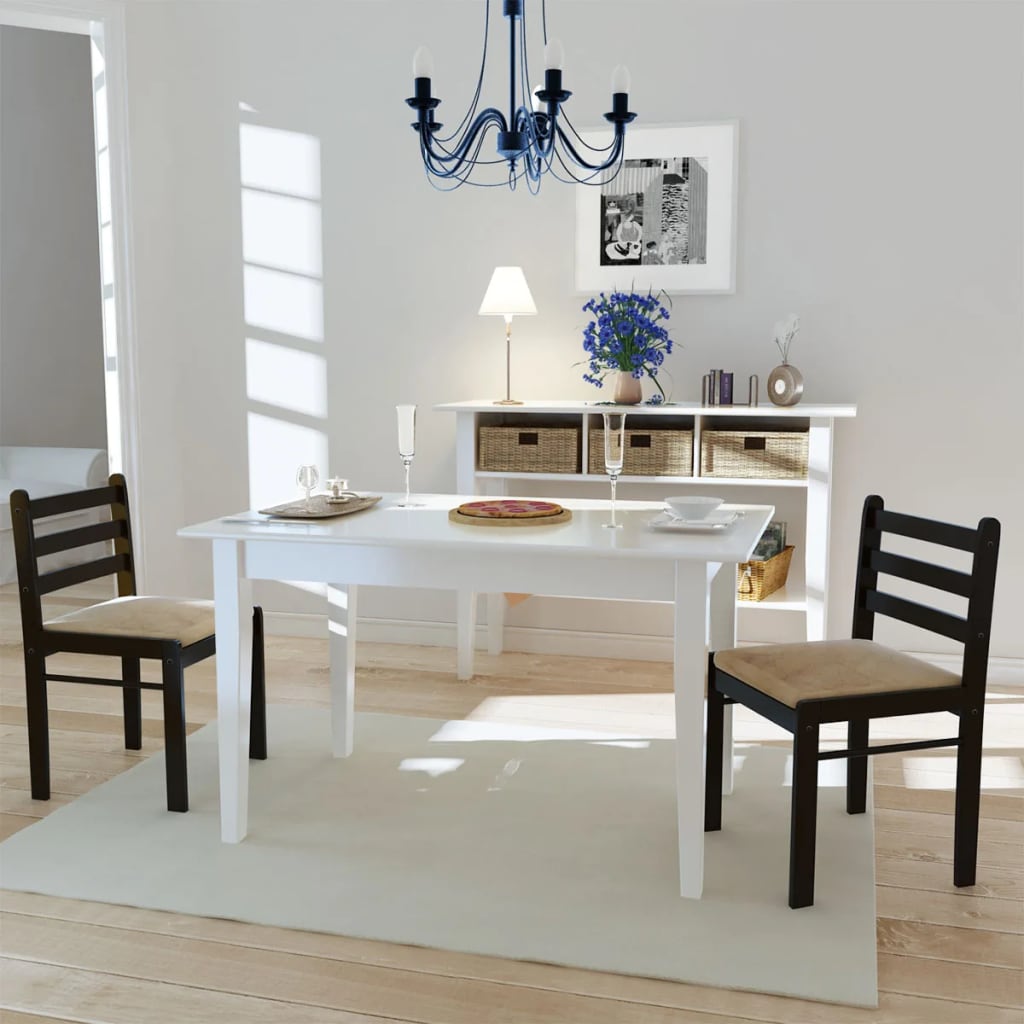Sillas de comedor 2 uds madera maciza caucho terciopelo marrón qweo5394