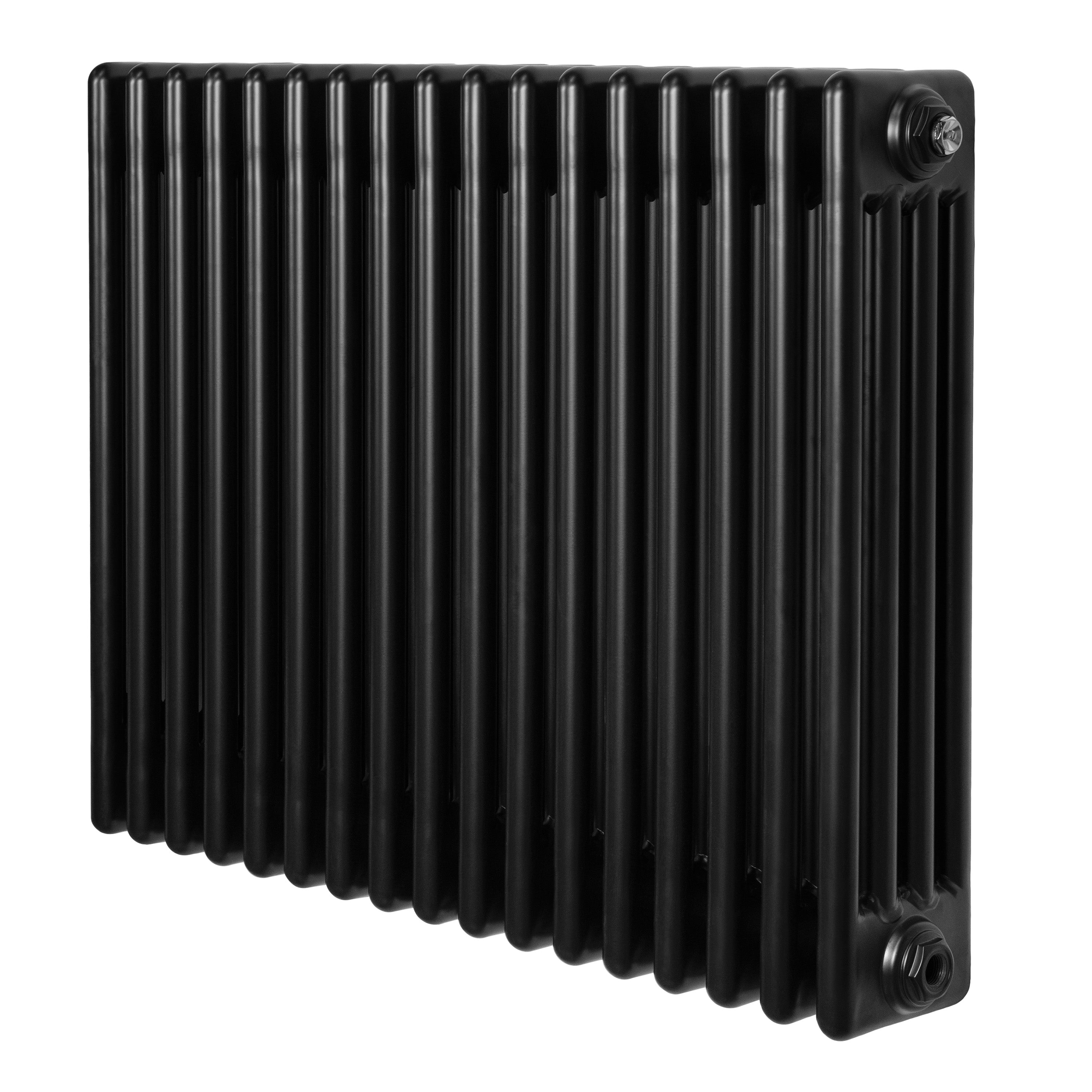 Radiador tradicional de 4 columnas – 600 x 785 mm – negro