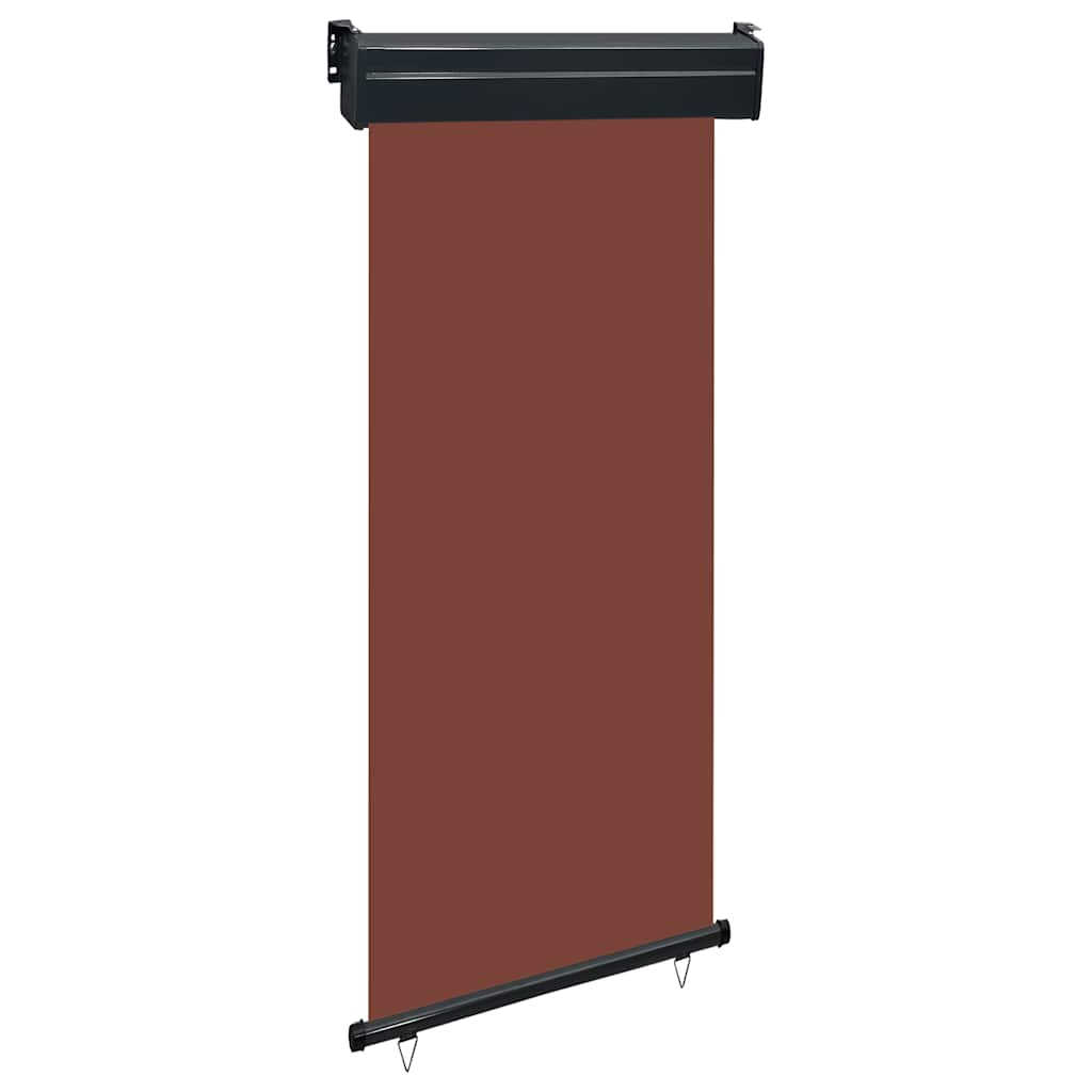 vidaXL toldo lateral de balcón marrón 85x250 cm