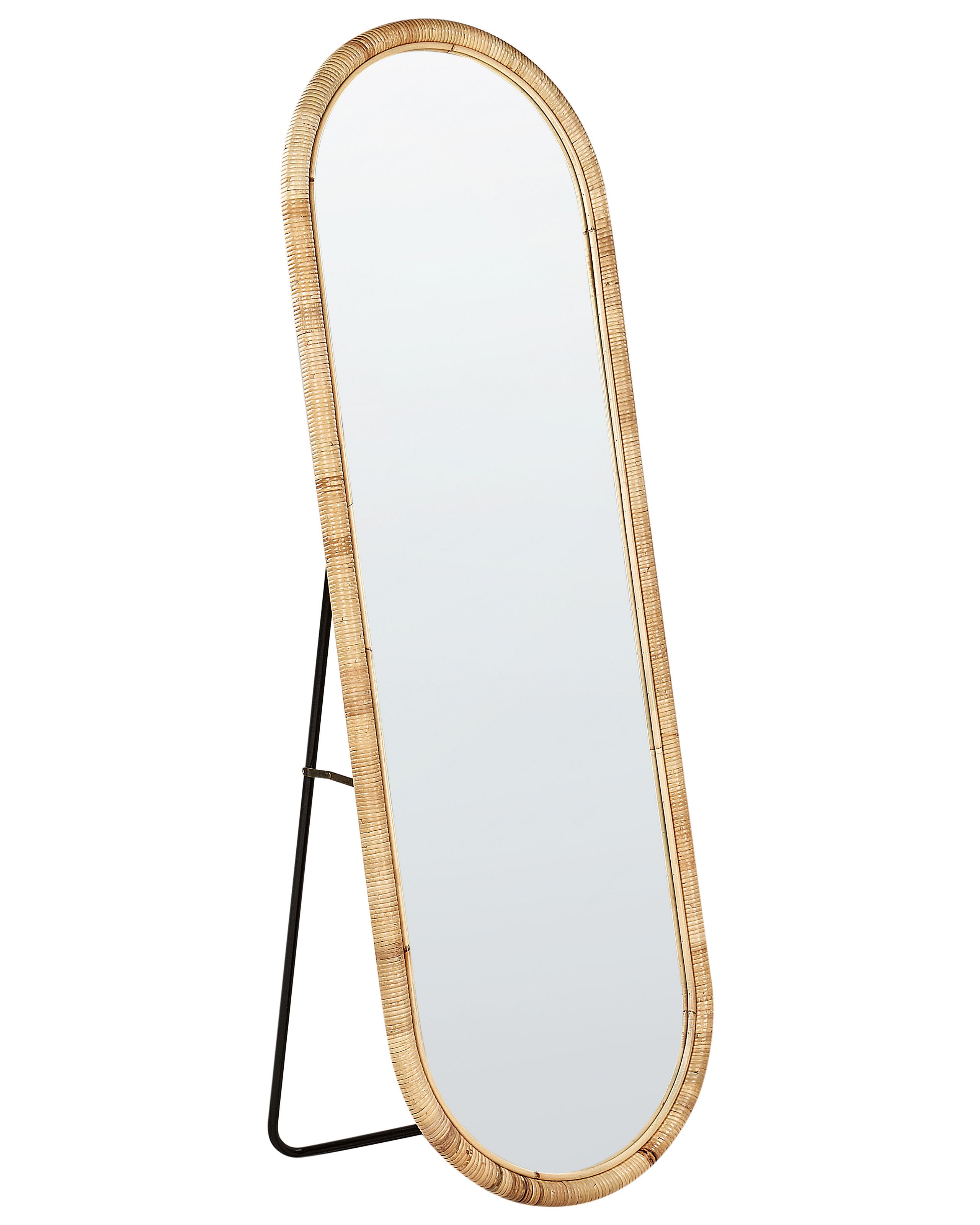 Espejo de pie montot 150 cm ratán natural