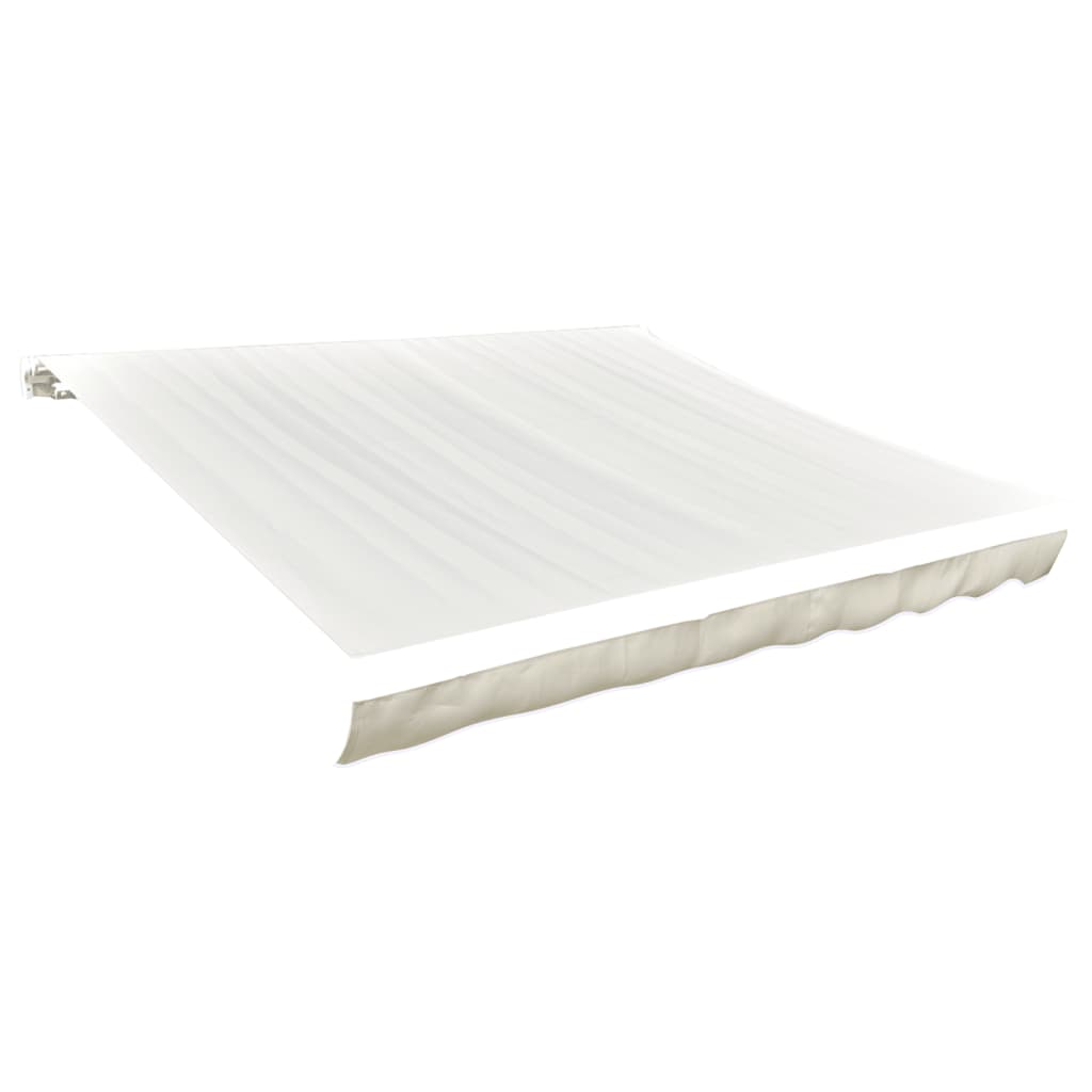 vidaXL toldo de lona blanco crema 450x300 cm