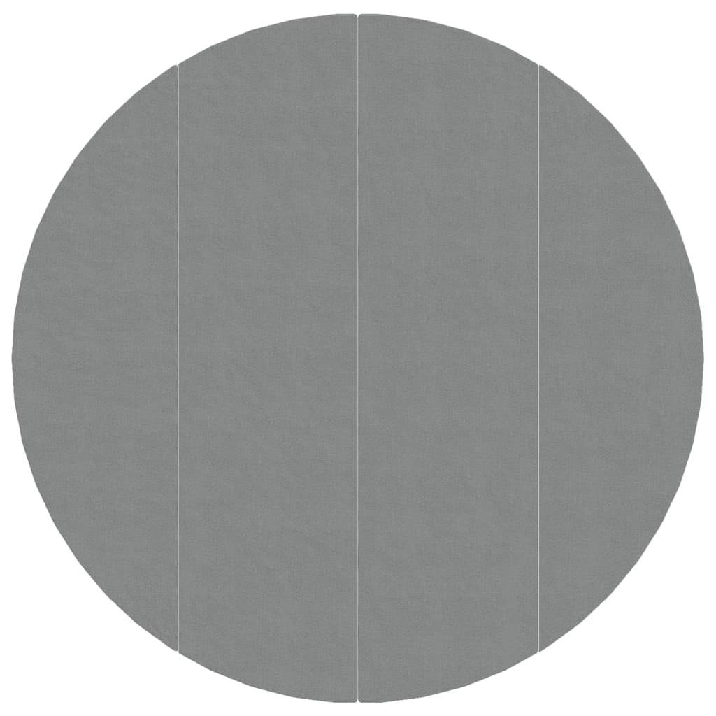 vidaXL tapiz de suelo piscina geotextil de poliéster gris claro ø500cm