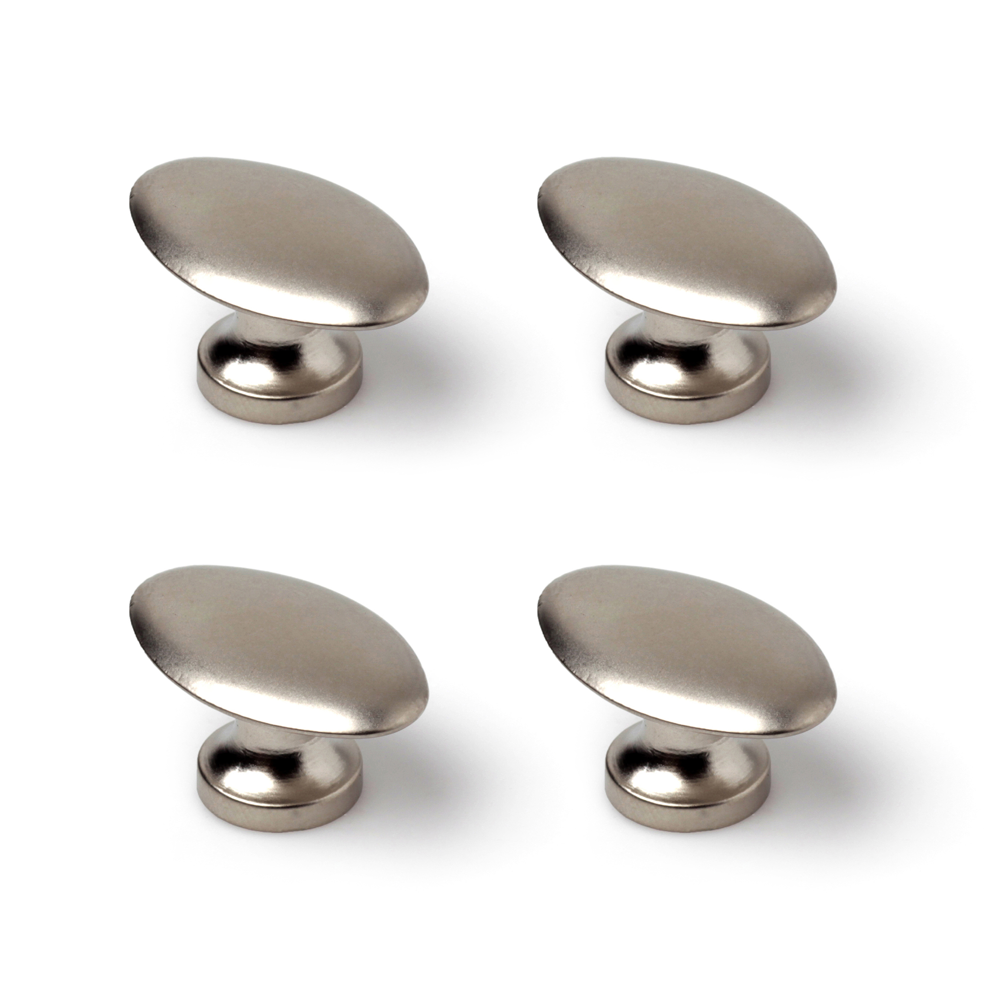 Tirador para mueble rei 765 | 32x20 mm | níquel bisú | 4 uds. | zamak