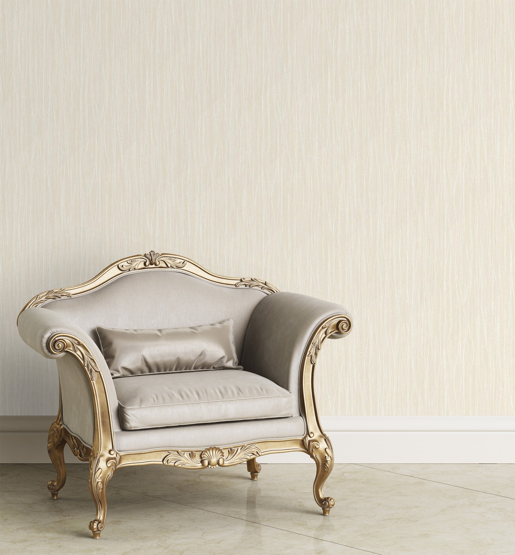 Papel pintado gaulan lavable la tela con pliegues fruncida en 10.6m²