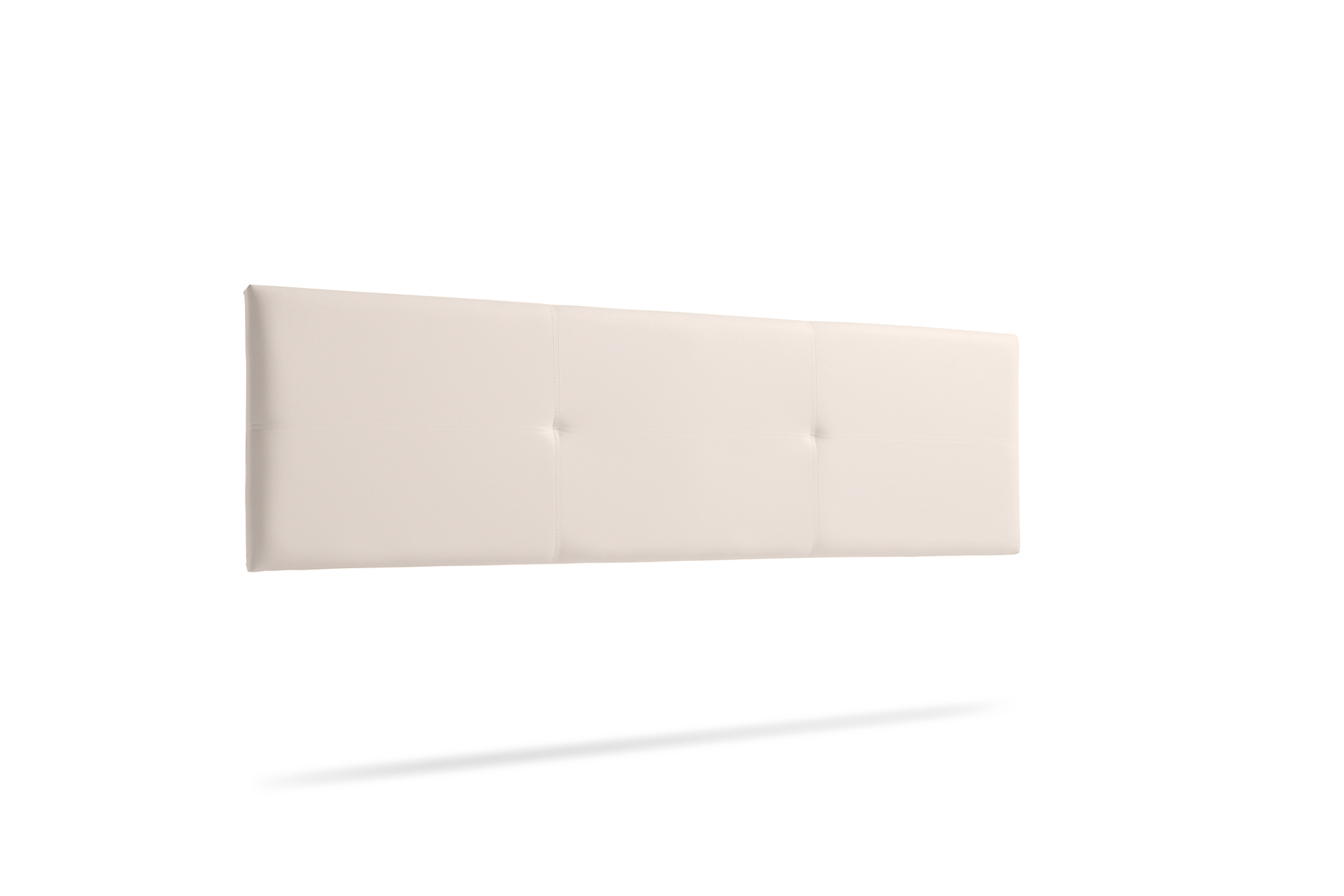 Cabecero tapizado alma polipiel 145x50x5 cm - beige - moonia