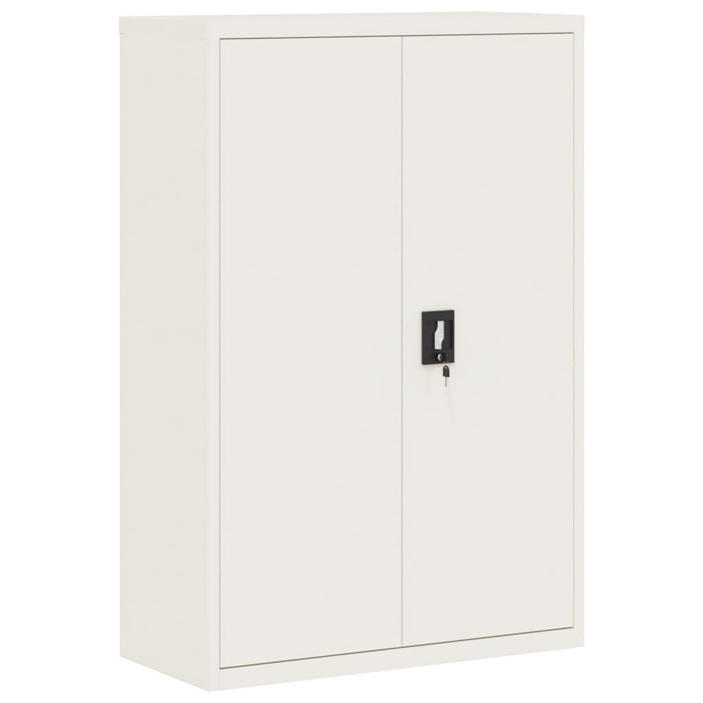 vidaXL armario archivador de acero blanco 90x40x140 cm