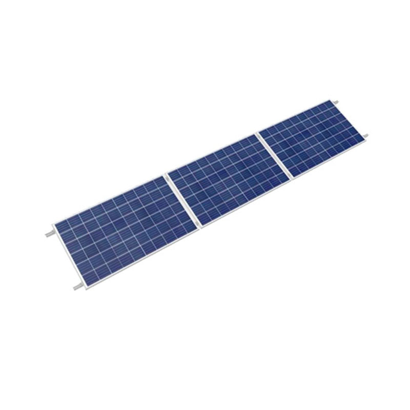 Estructura o soporte para 1 panel solar coplanar horizontal 30/35mm