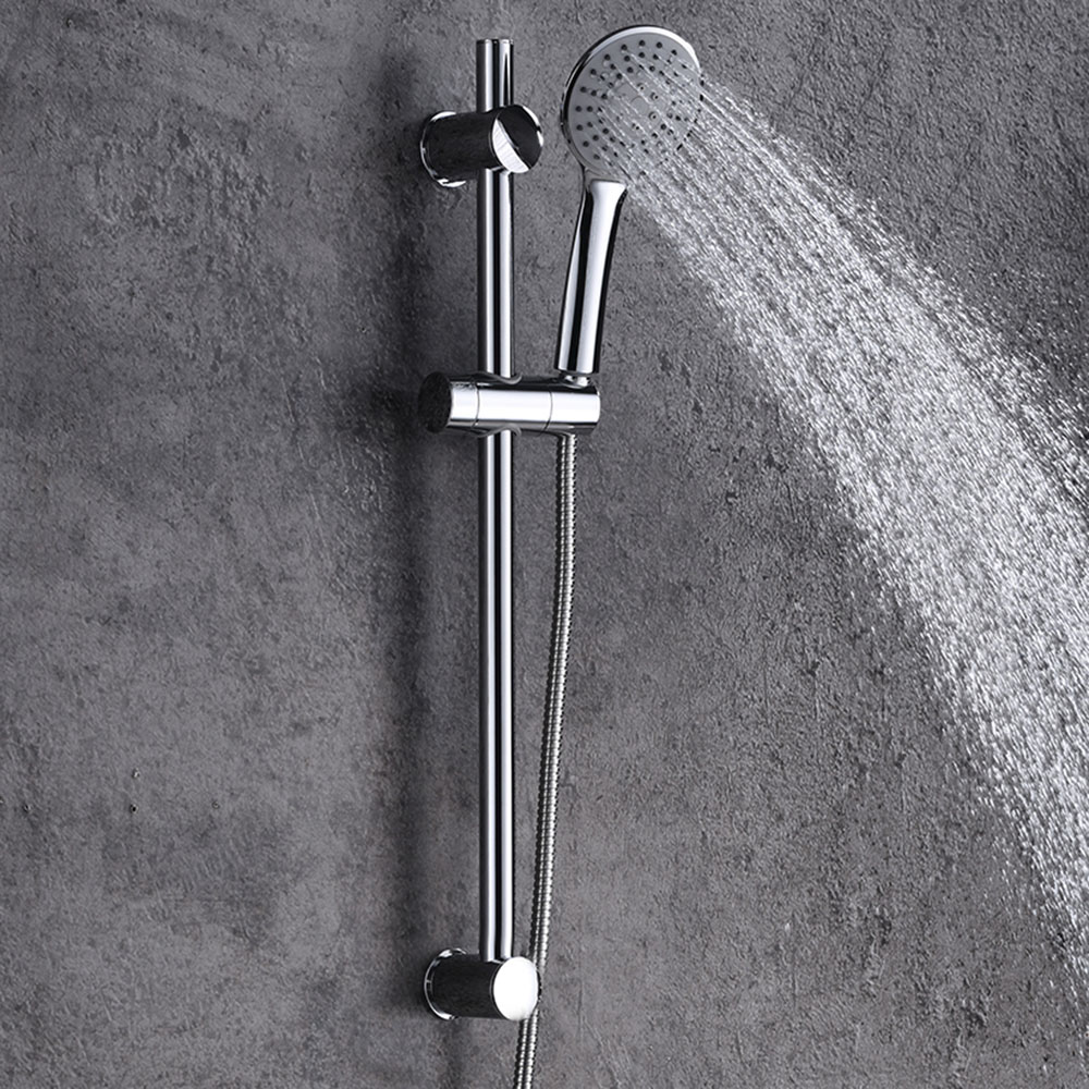 Kibath barra ducha con equipo ara de 65,5 cm acabado cromo brillo de latón