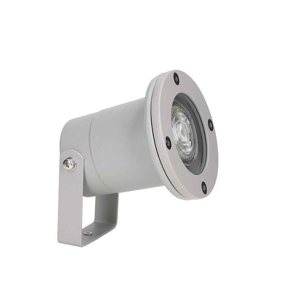 Forlight post proyector para bombilla gu10 en color gris