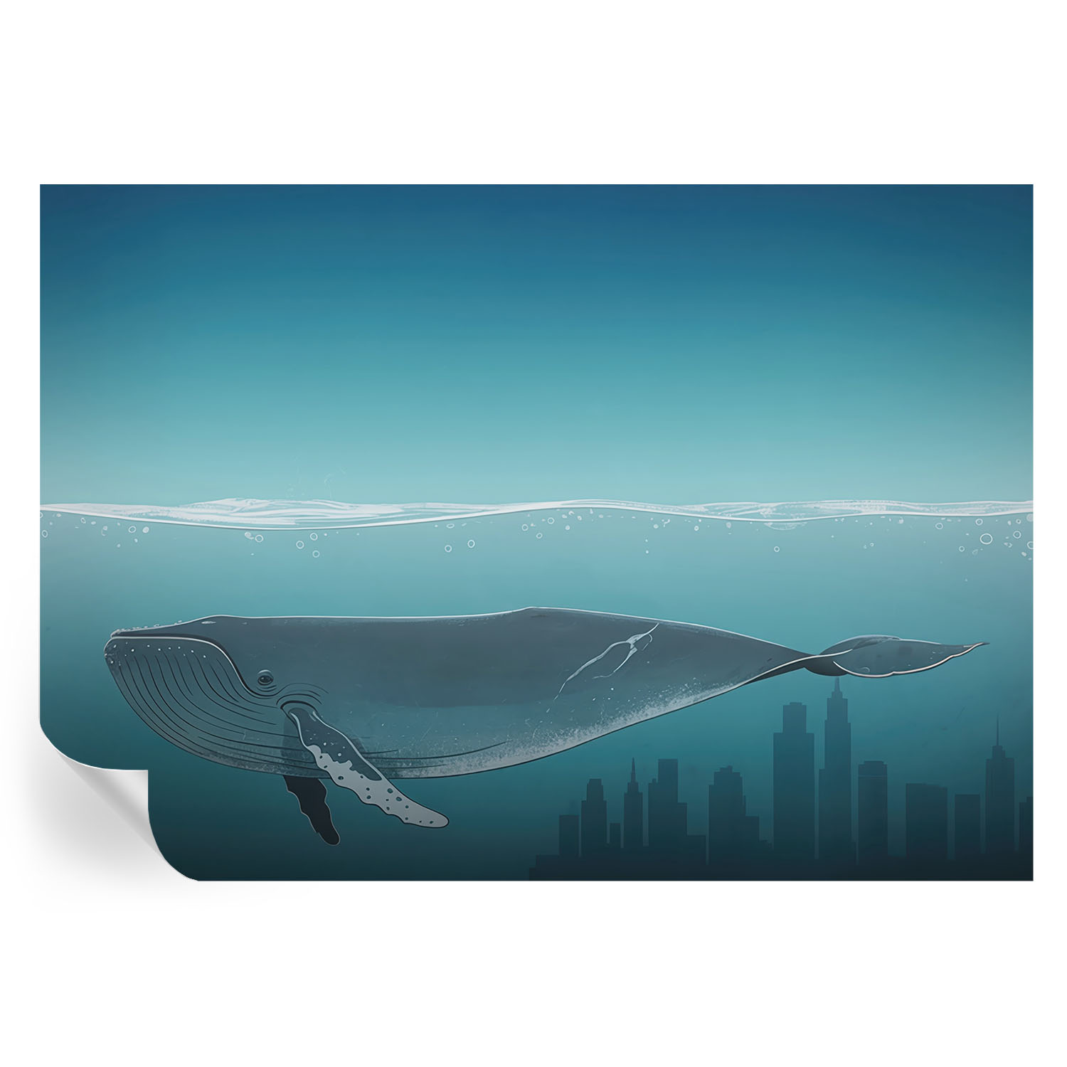 Papel pintado autoadhesivo armonía del agua 208x146 tulup