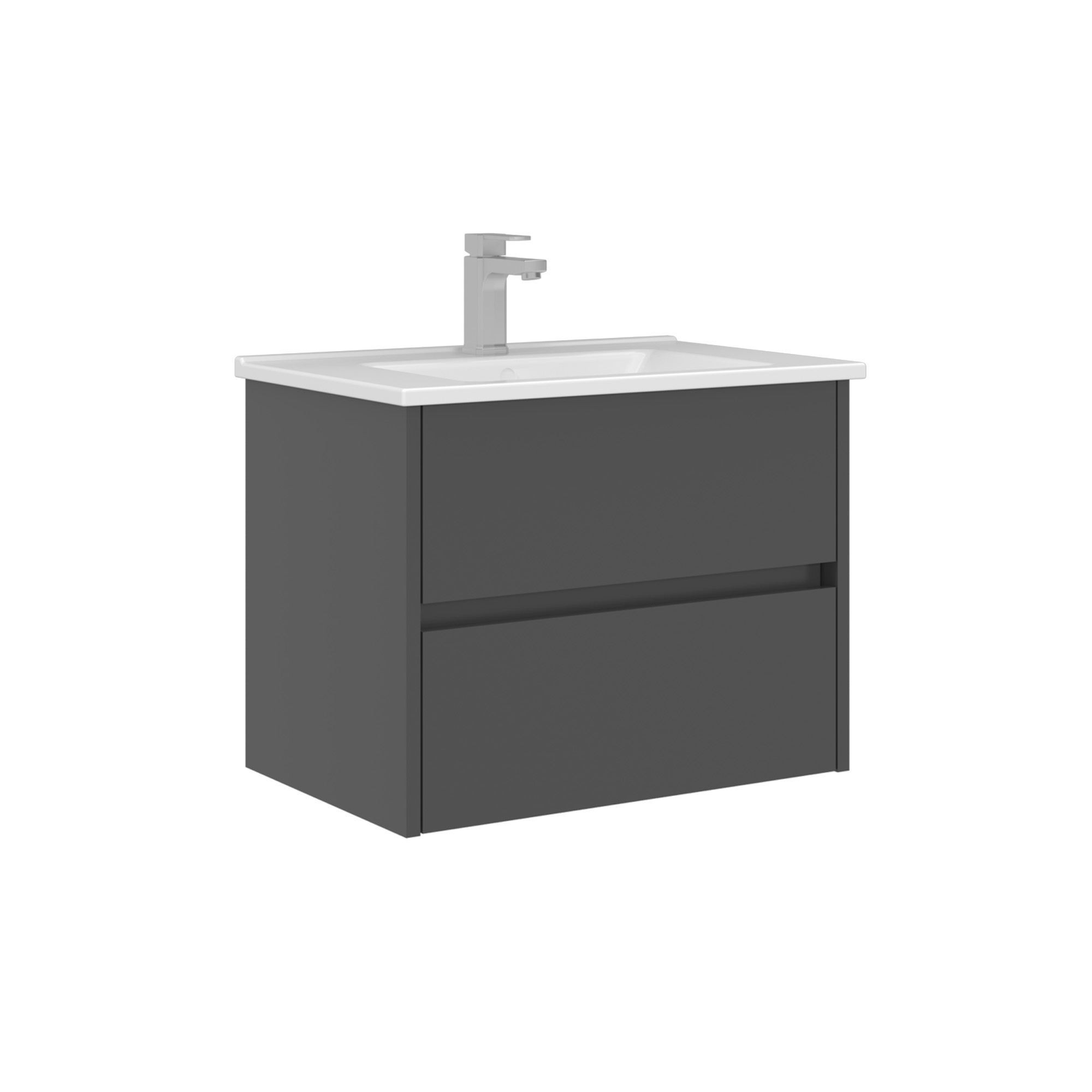 Mueble para lavabo <<arno 65>> - 65 x 45 x 52 cm - antracita