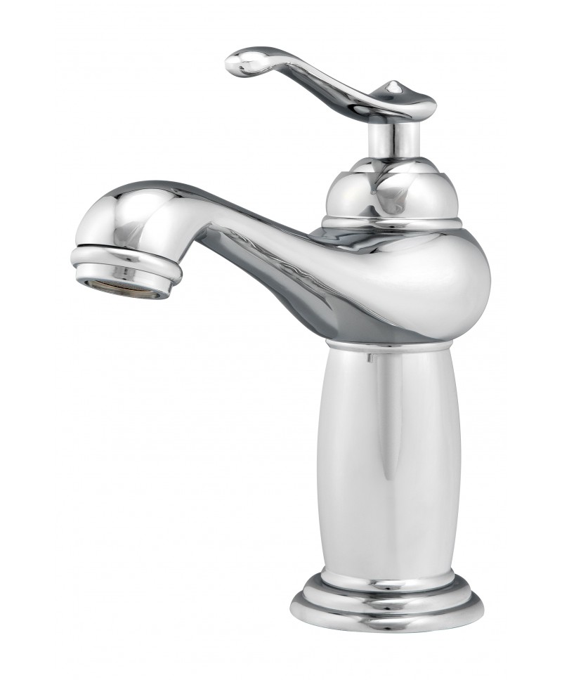 Grifo lavabo monomando retro, cromo
