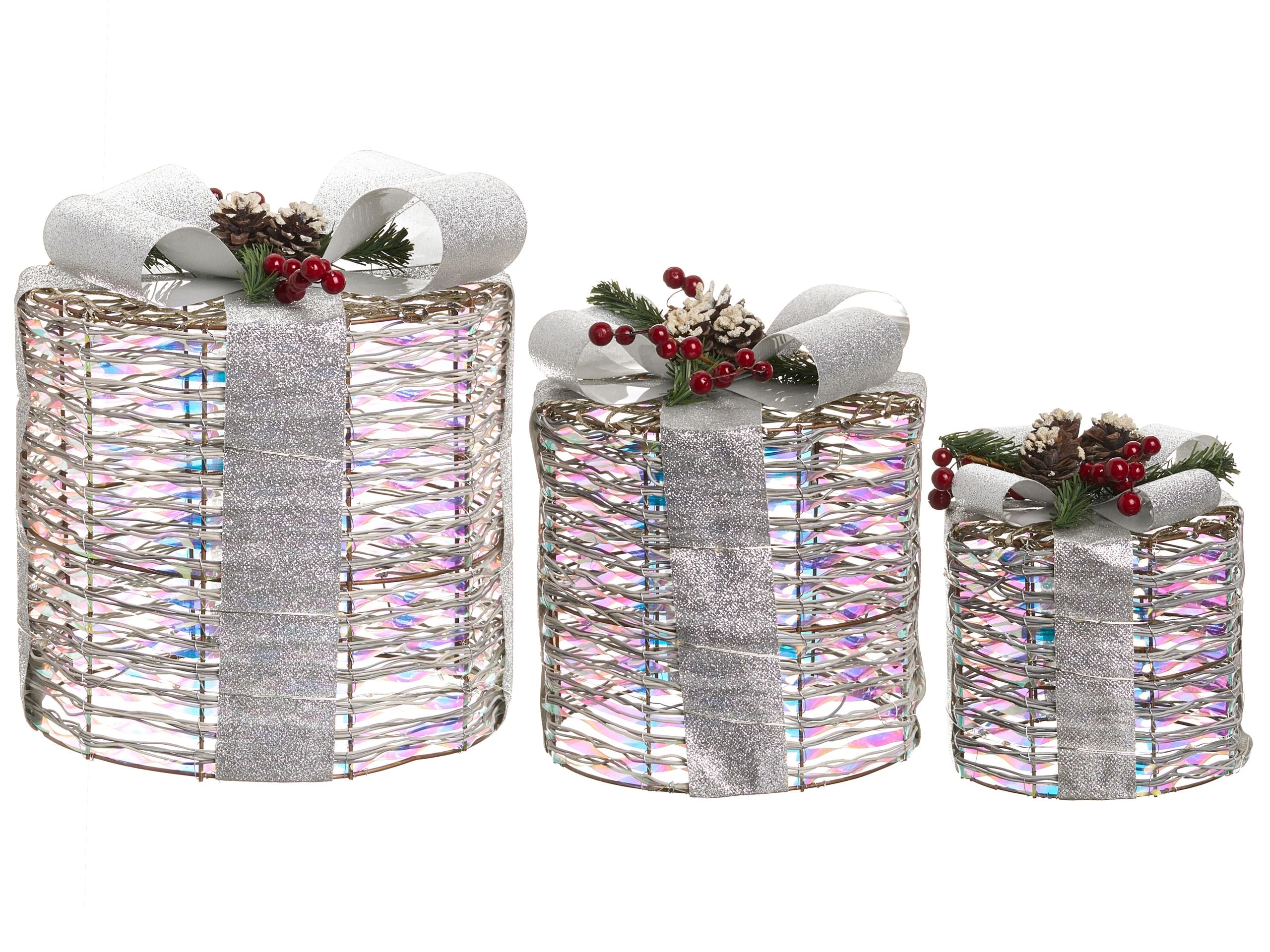 Decoración LED plateado julso