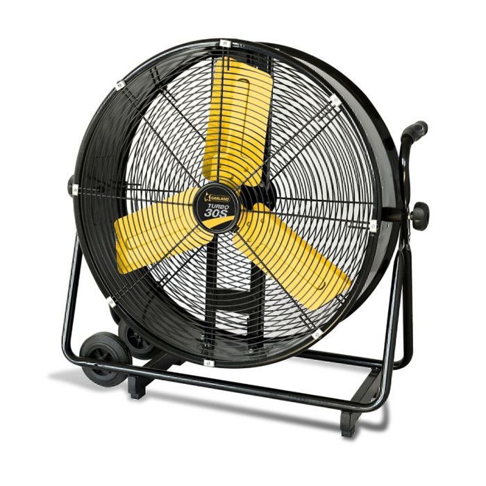 Ventilador de suelo garland turbo 30s-v24 - l: 25 cm - l: 98 cm - negro