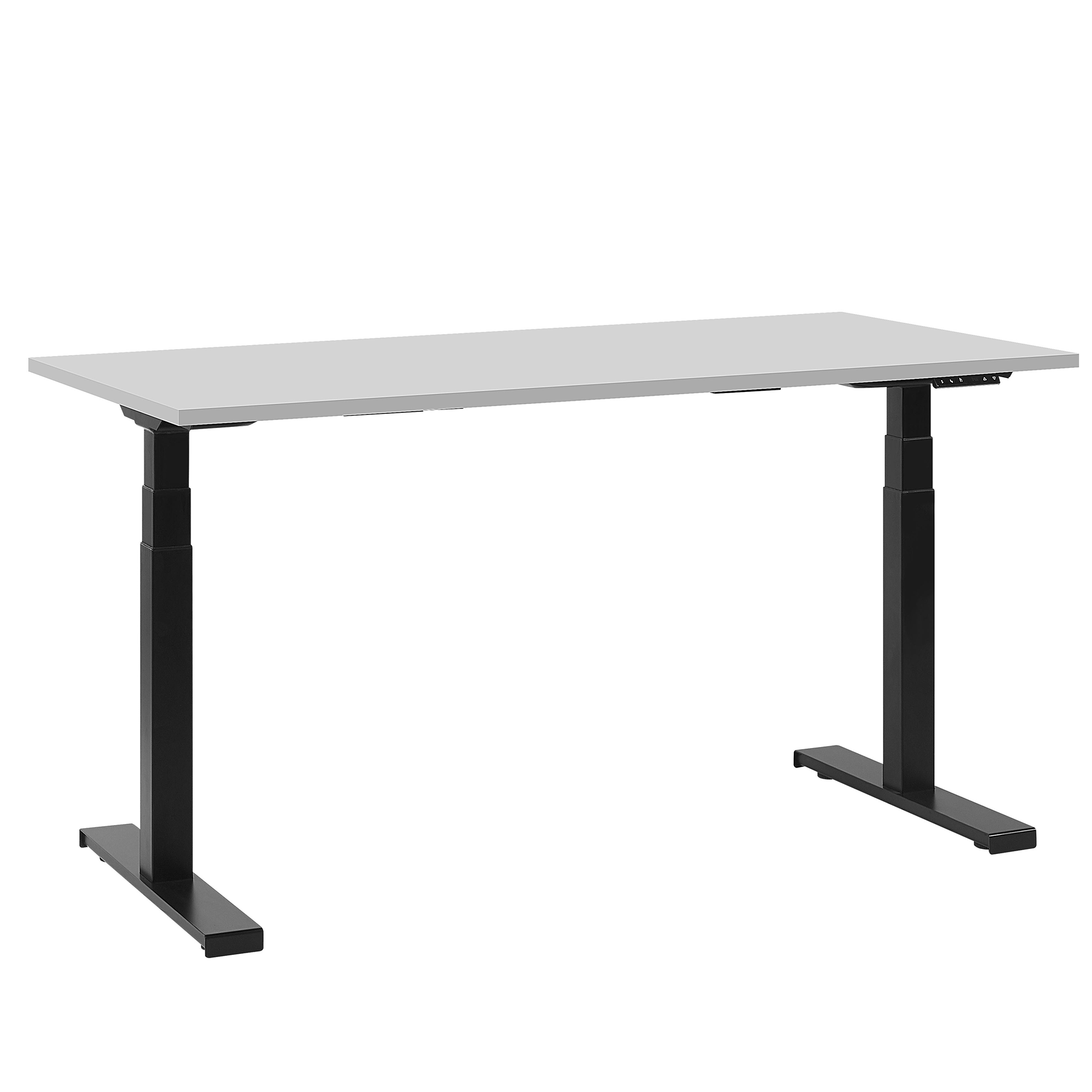 Escritorio de altura regulable eléctrico destin ii 130 cm 72 cm gris/negro