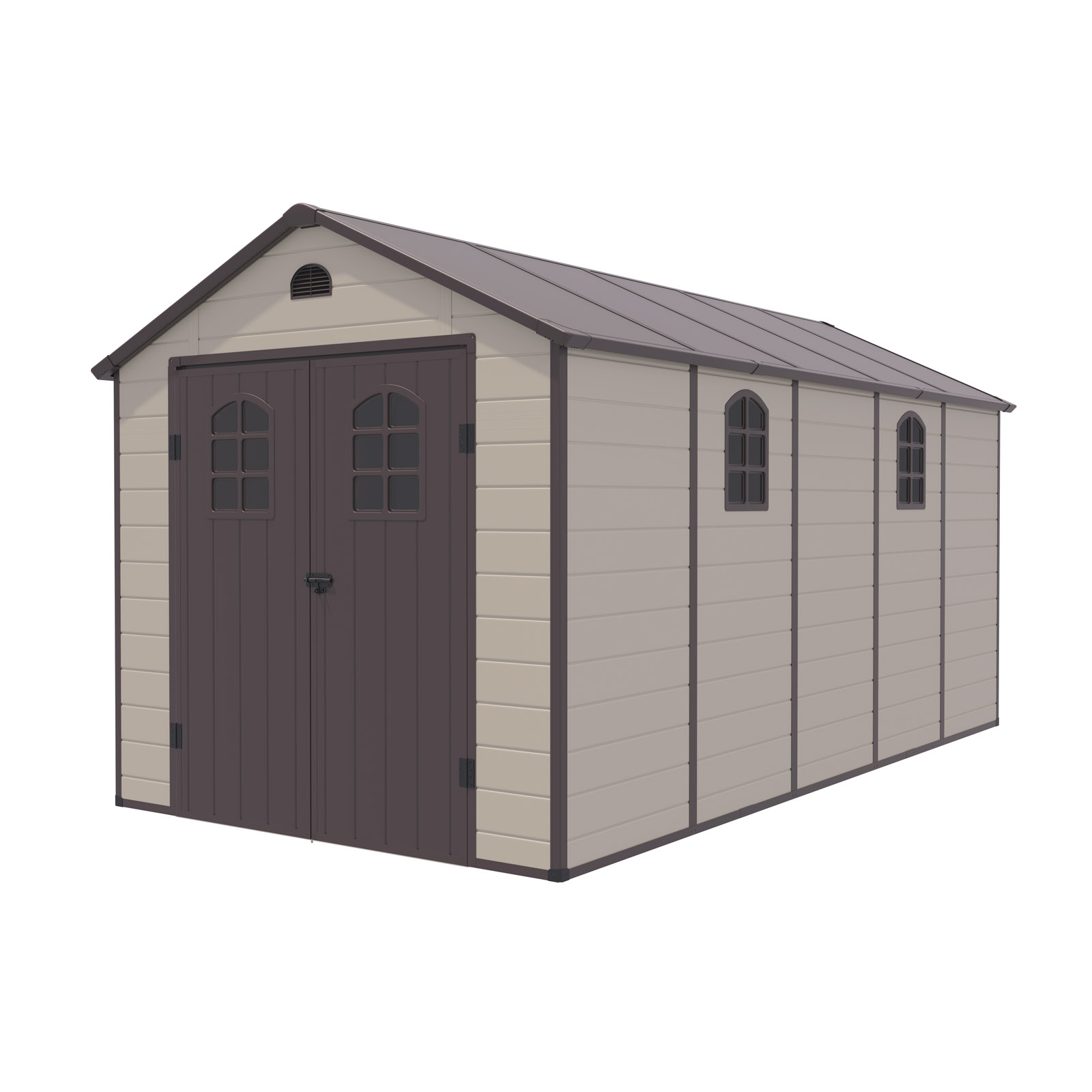 Caseta de resina gardiun alessia e - 11 m² 456x241x238 cm con suelo y venta