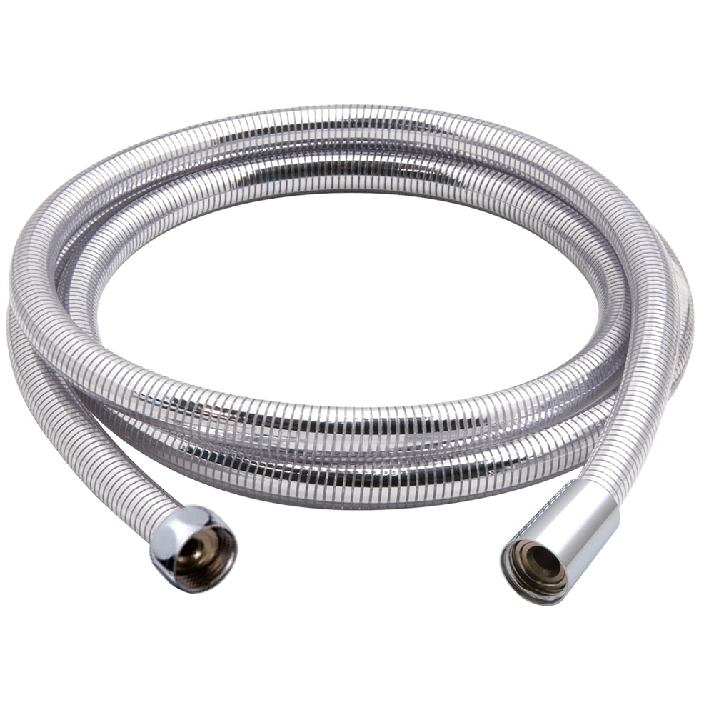 Kibath flexo extensible tornado de 175 cm cromo brillo de acero inoxidable