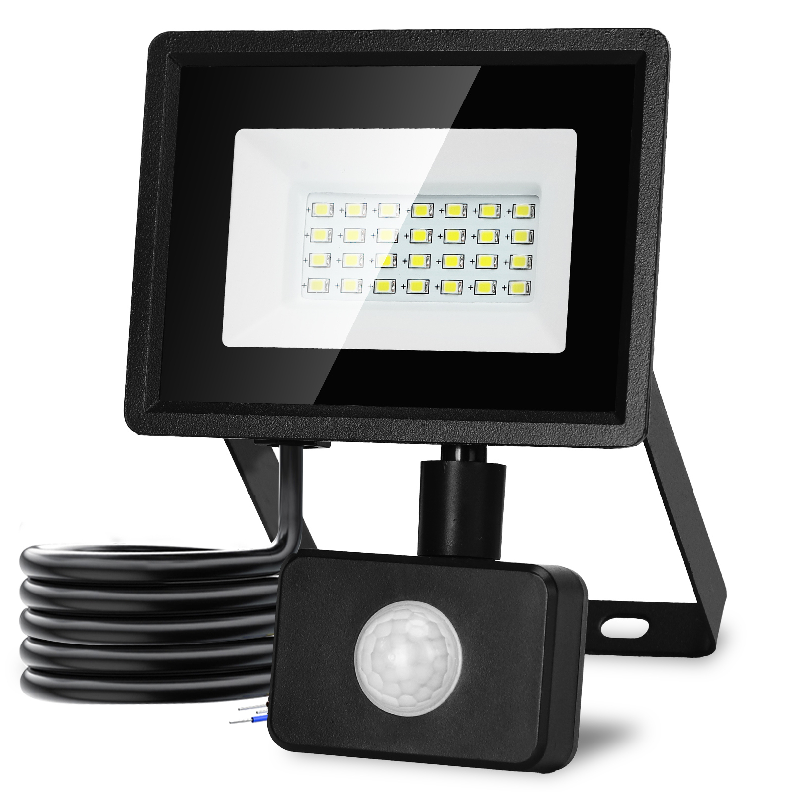 Aigostar foco LED con sensor movimiento 20w,1650lm ip65 6500k