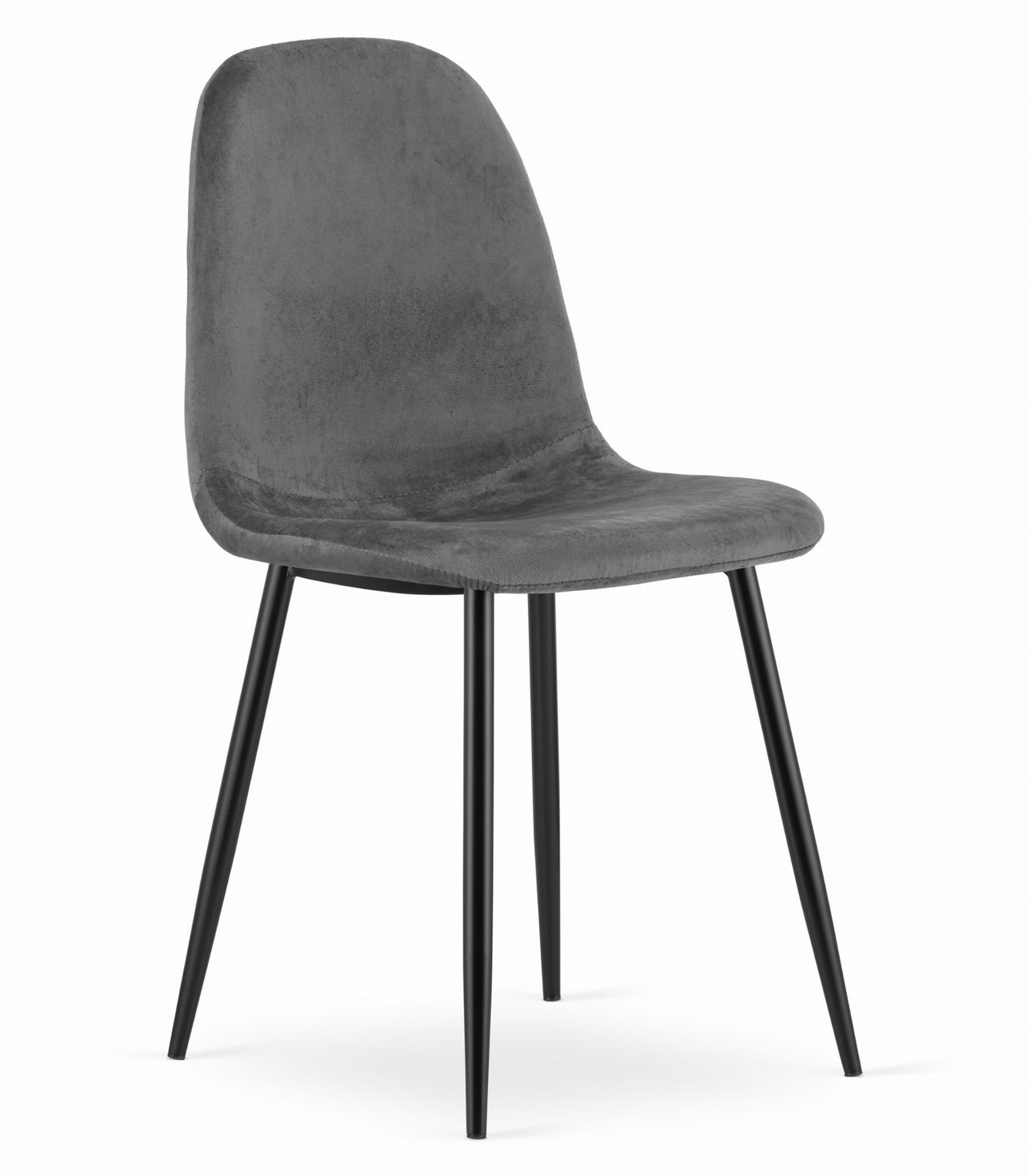 Sillón valora como de terciopelo gris oscuro para sala de estar o comedor