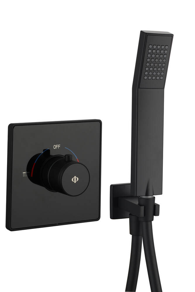 Empotrable 2 funciones universal negro con kit - gme