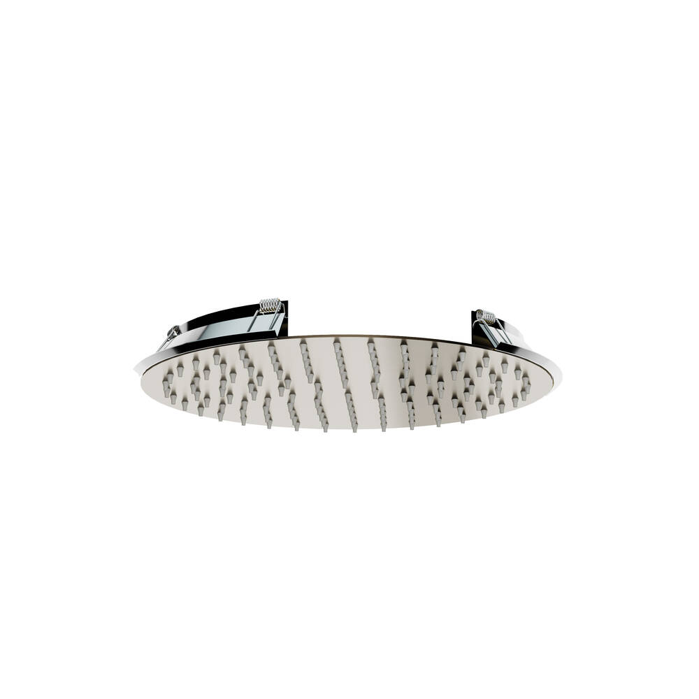 Rociador empotrado techo redondo 30cm nickel - gme
