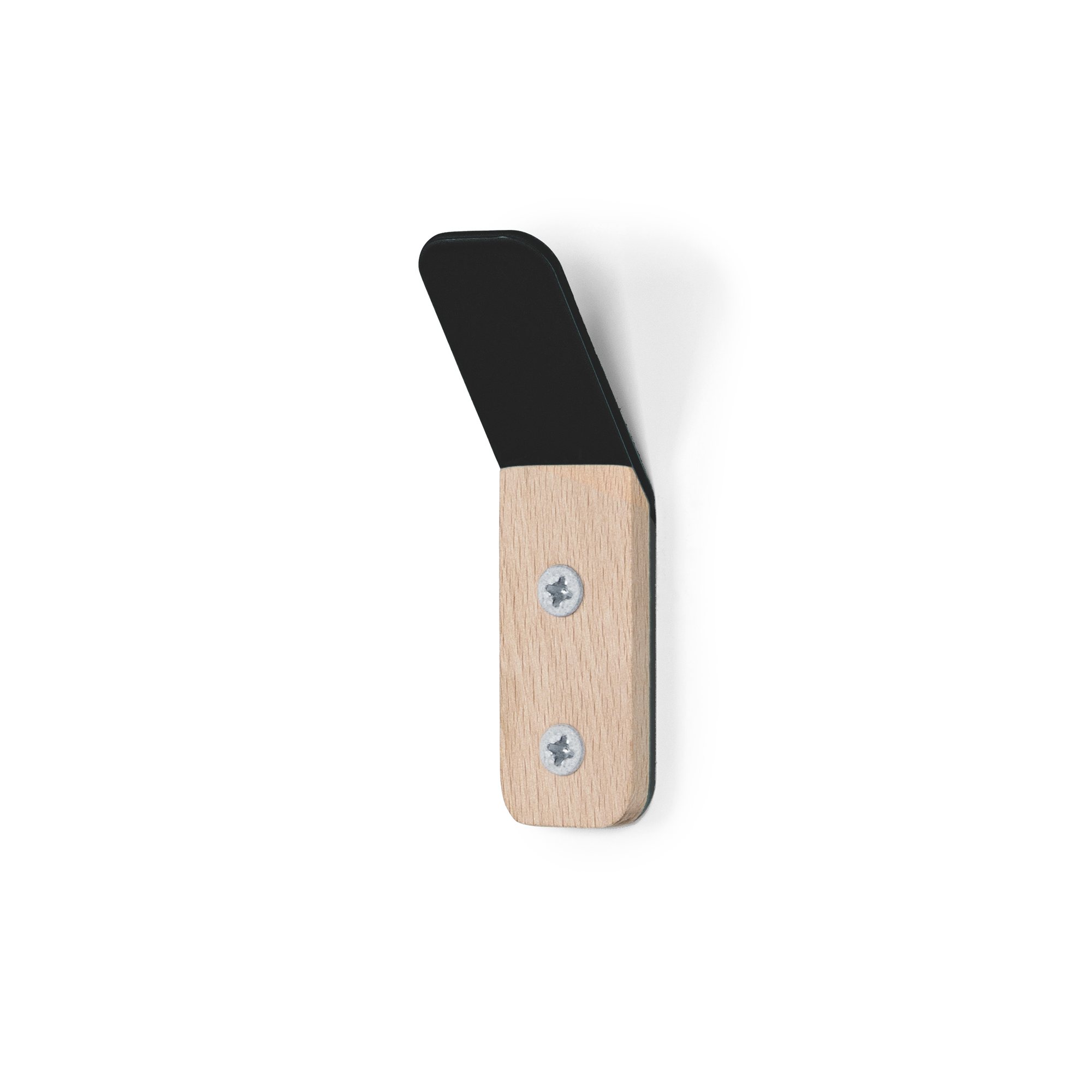 Colgador de pared rei c8708 | 25x92x36 mm | crudo-negro mate
