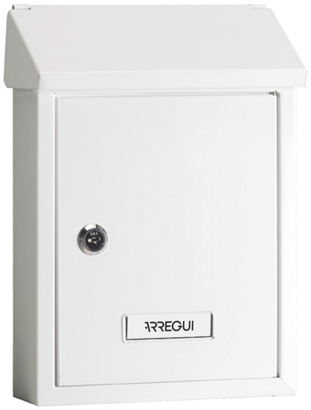 Arregui smart e5721 buzón exterior de acero, con boca trasera recogecartas
