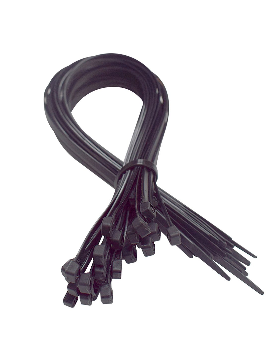 Jardin202 - bolsa de 100 uds bridas nylon 7,6x370mm color negro