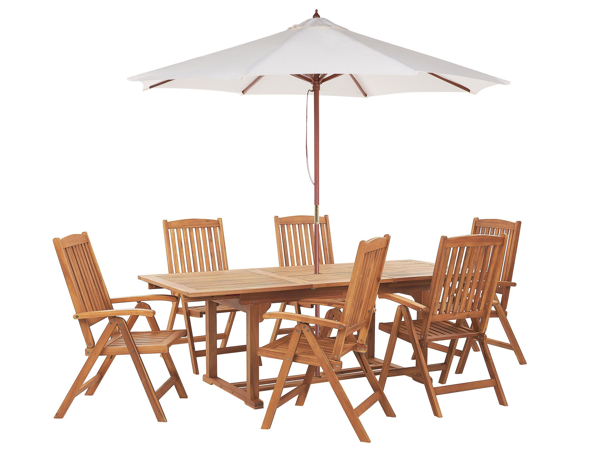 Conjunto de comedor marrón java