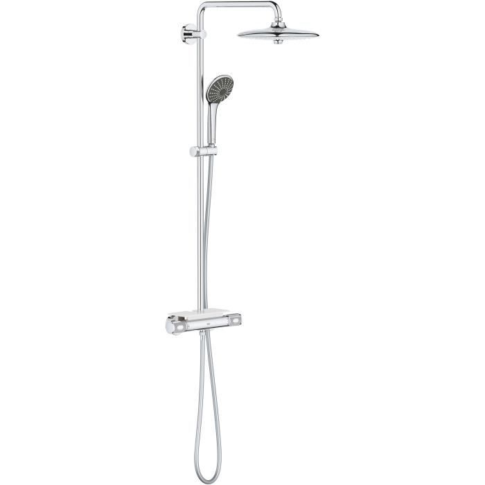 Grohe vitalio joy 260 mezclador termostático de ducha, ducha fija de 260 mm