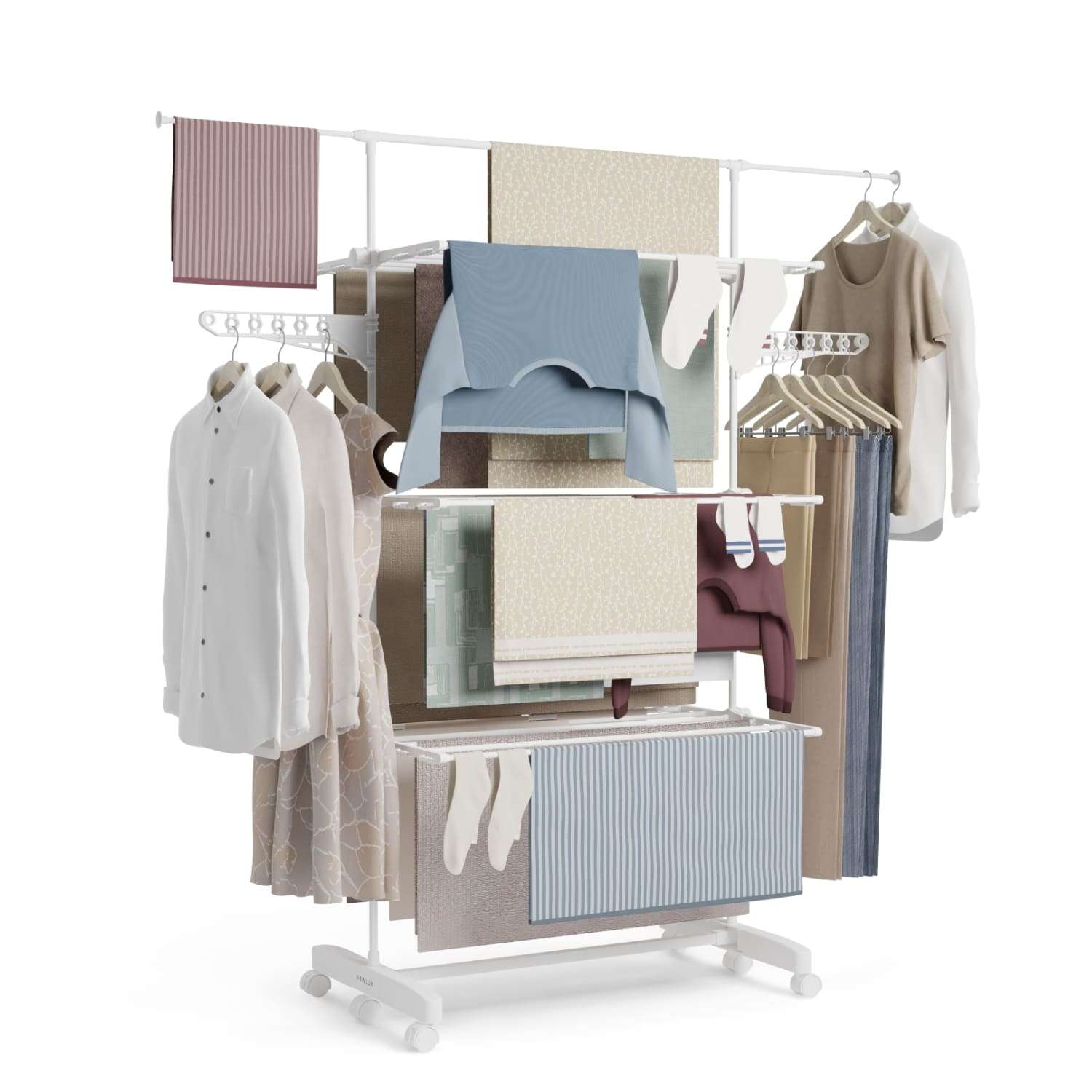 Newlux tendedero vertical fold care v60 21m blanco