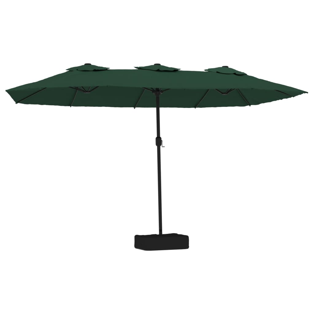 Sombrilla doble verde 449x245 cm efe9852