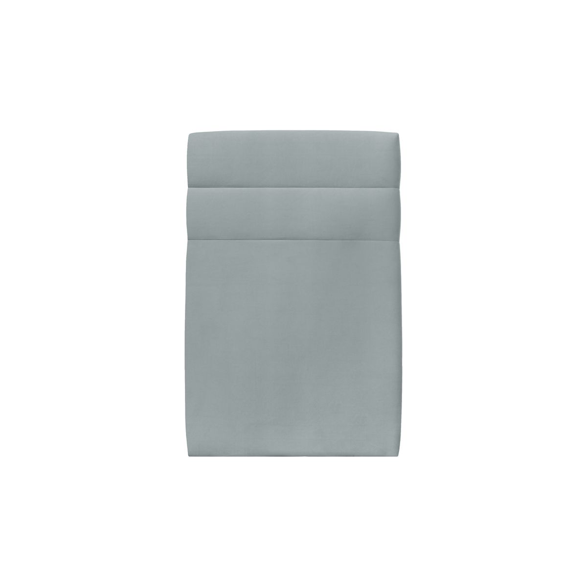 Cabecero 90 cm lines - tela terciopelo gris azul - gris azulado