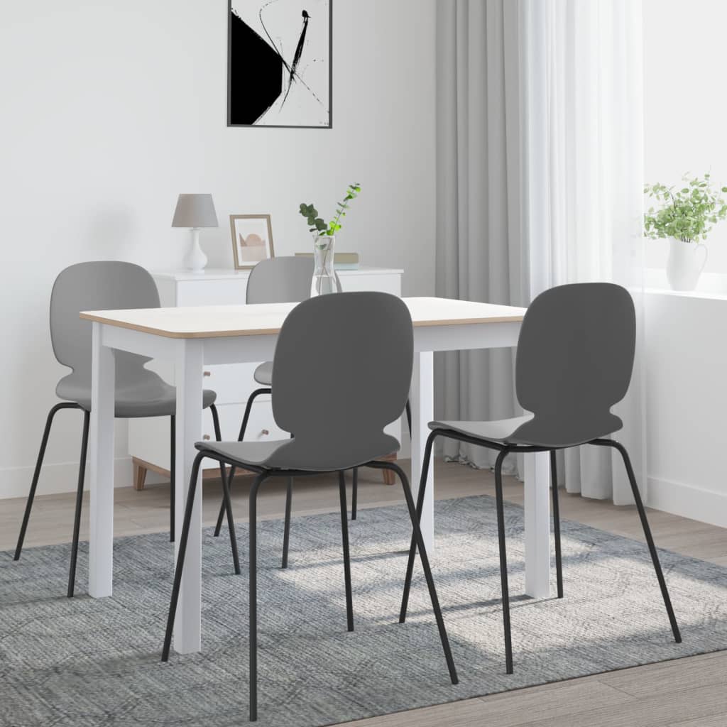 Mesa de comedor madera de caucho blanco y marrón 114x71x75 cm oif372046