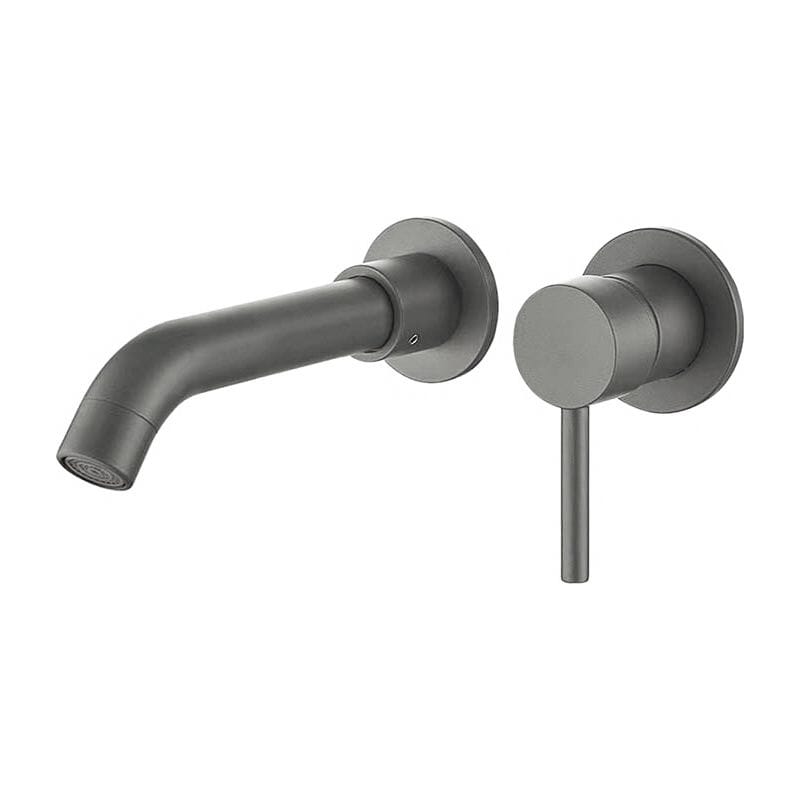Grifo lavabo empotrado monomando boracay gris cromado