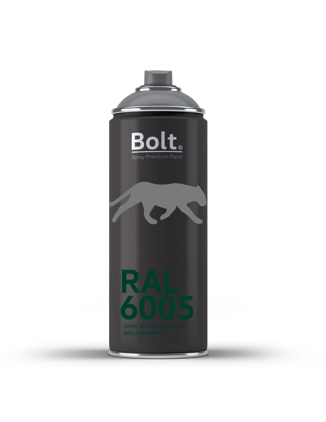 Spray bolt premium acrilico brillante ral 400 ml (ral 6005 verde musgo)