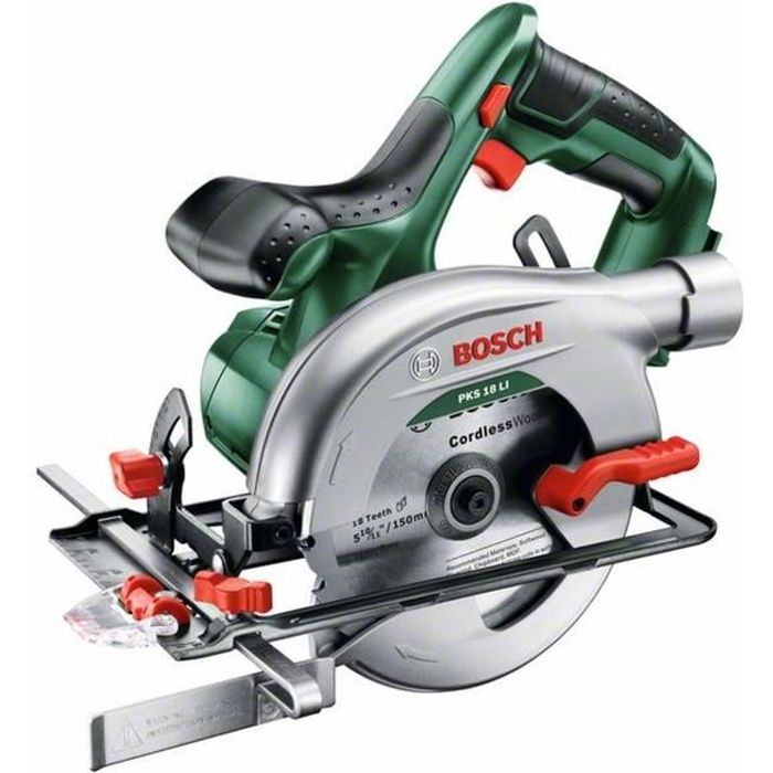 Sierra circular inalámbrica Bosch - pks 18 li (entregada sin batería ni car