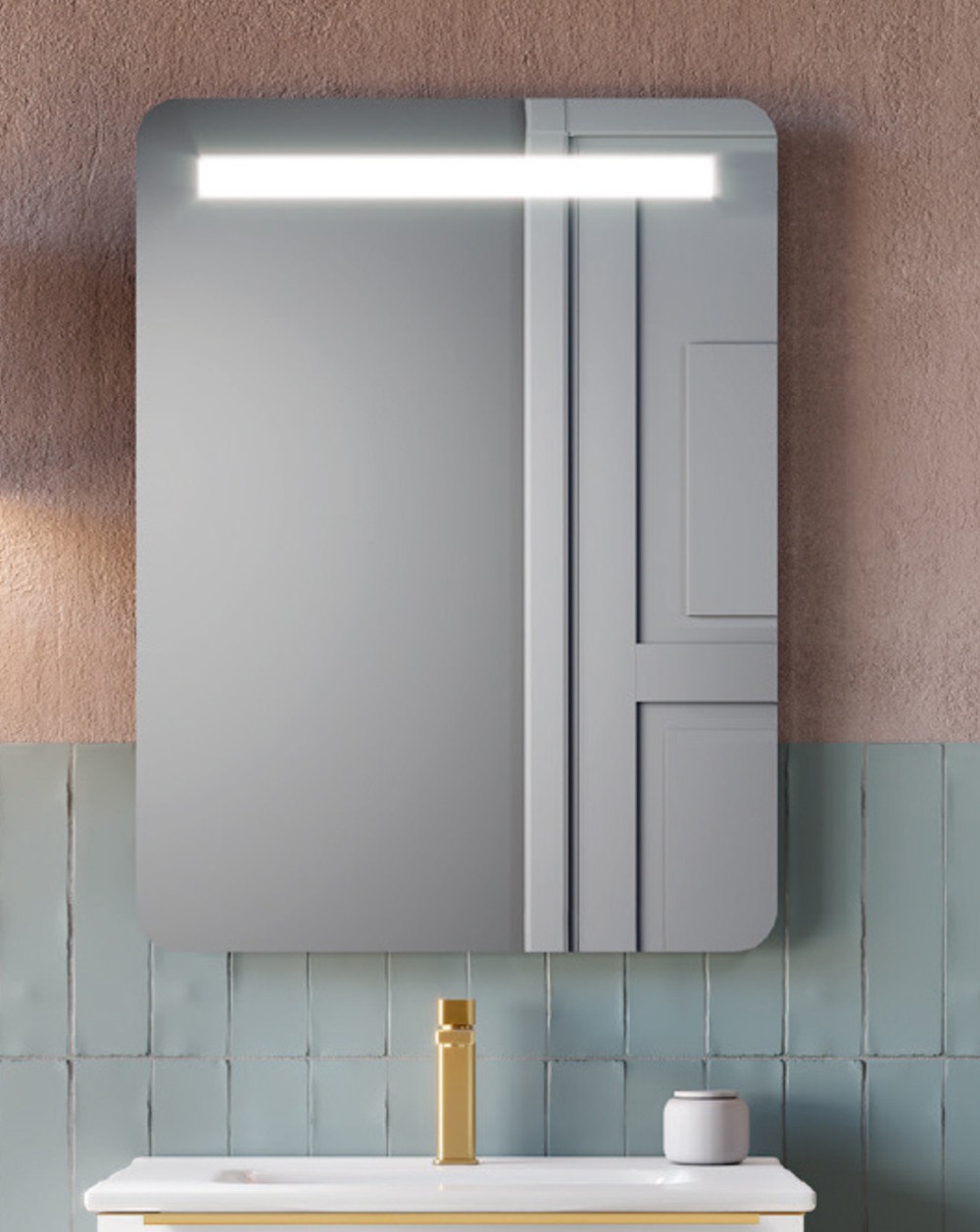 Espejo rectangular con luz LED 70cm x 80cm