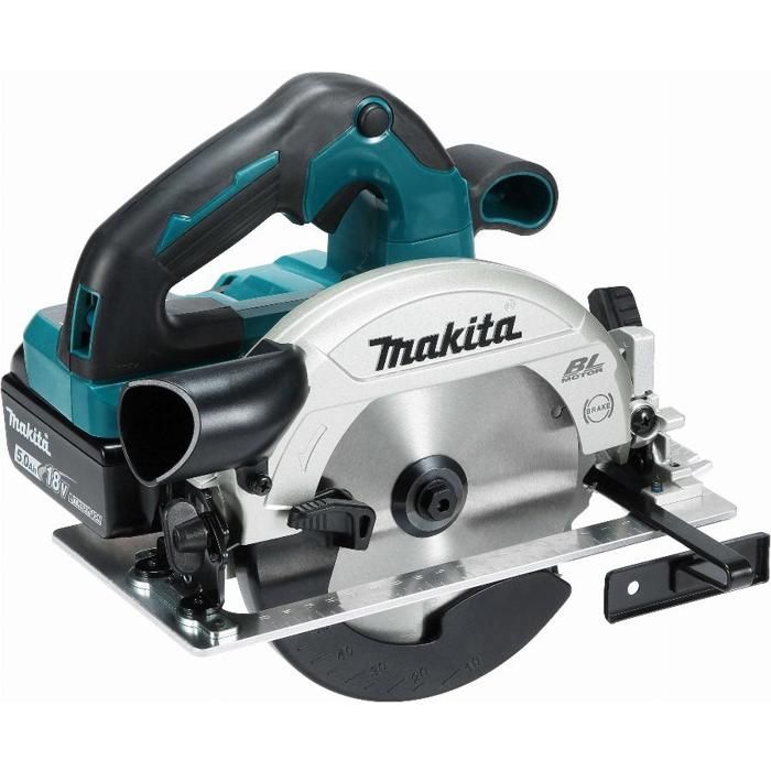 Sierra circular 18 v li-ion 5 ah batería 18 v lxt ø 165 mm Makita - 2 bater
