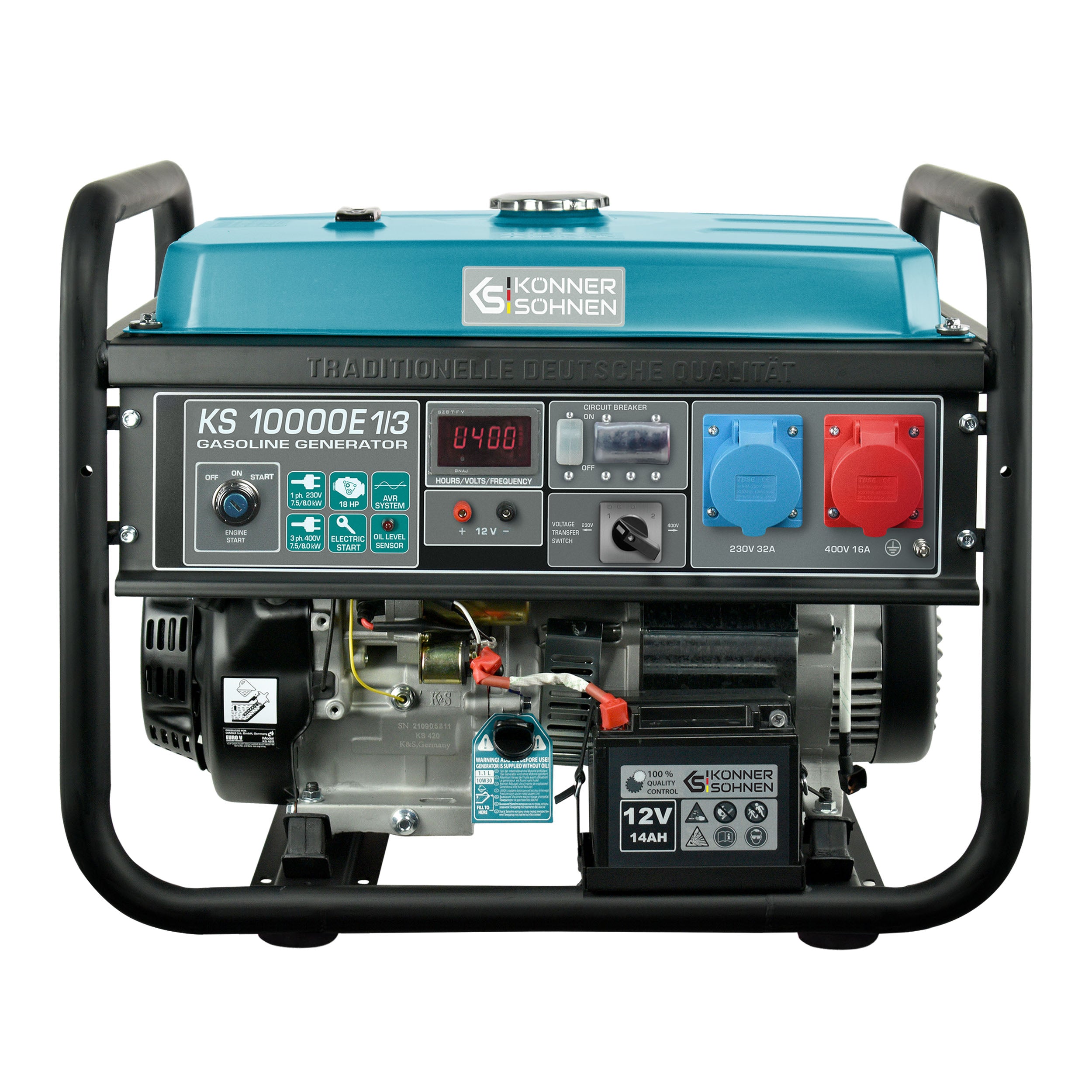 Generador gasolina Könner & Söhnen KS 10000E 1/3 8000W