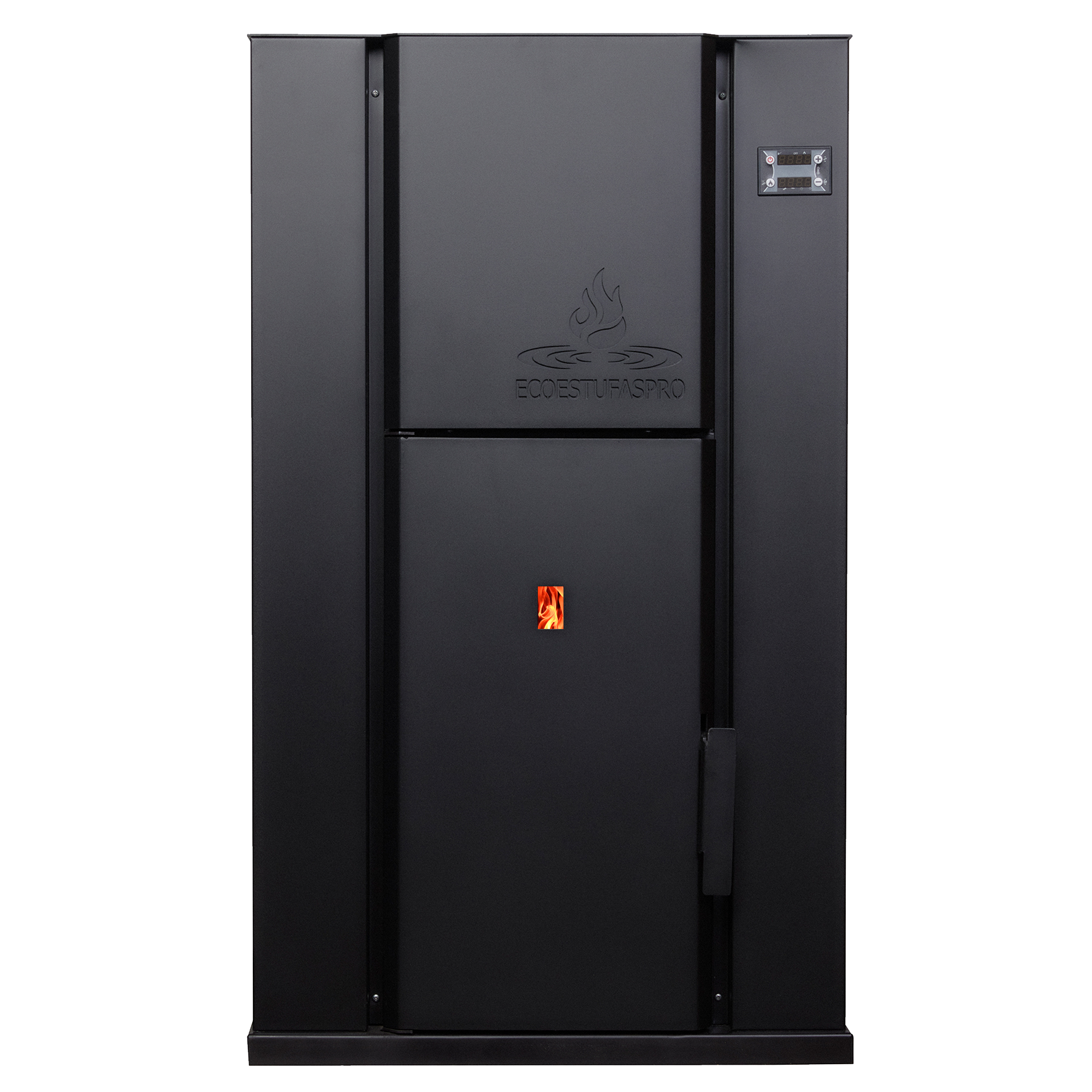 Hidroestufa de pellet Hydra 40 Negro, 40kW, hasta 320m2
