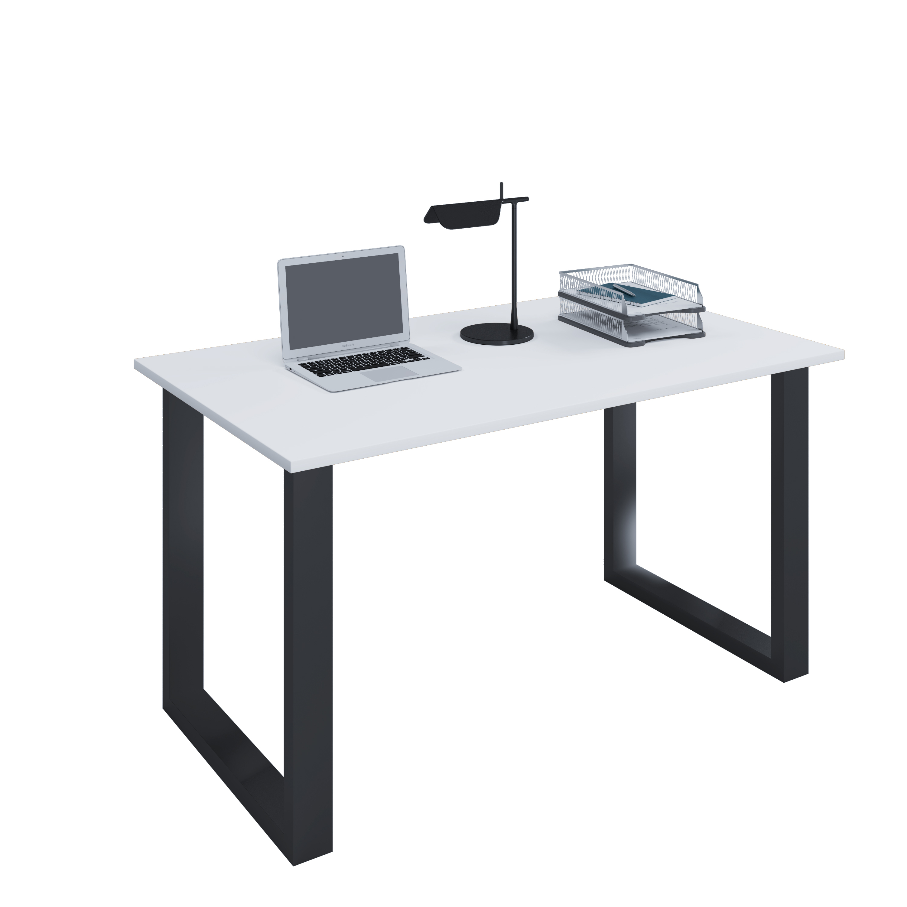 Vcm - mesa de oficina de escritorio 140x80 lona u