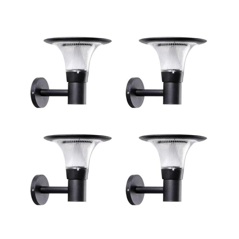 Ufo rgbw ip65 linterna solar de pared (juego de 4) - silamp
