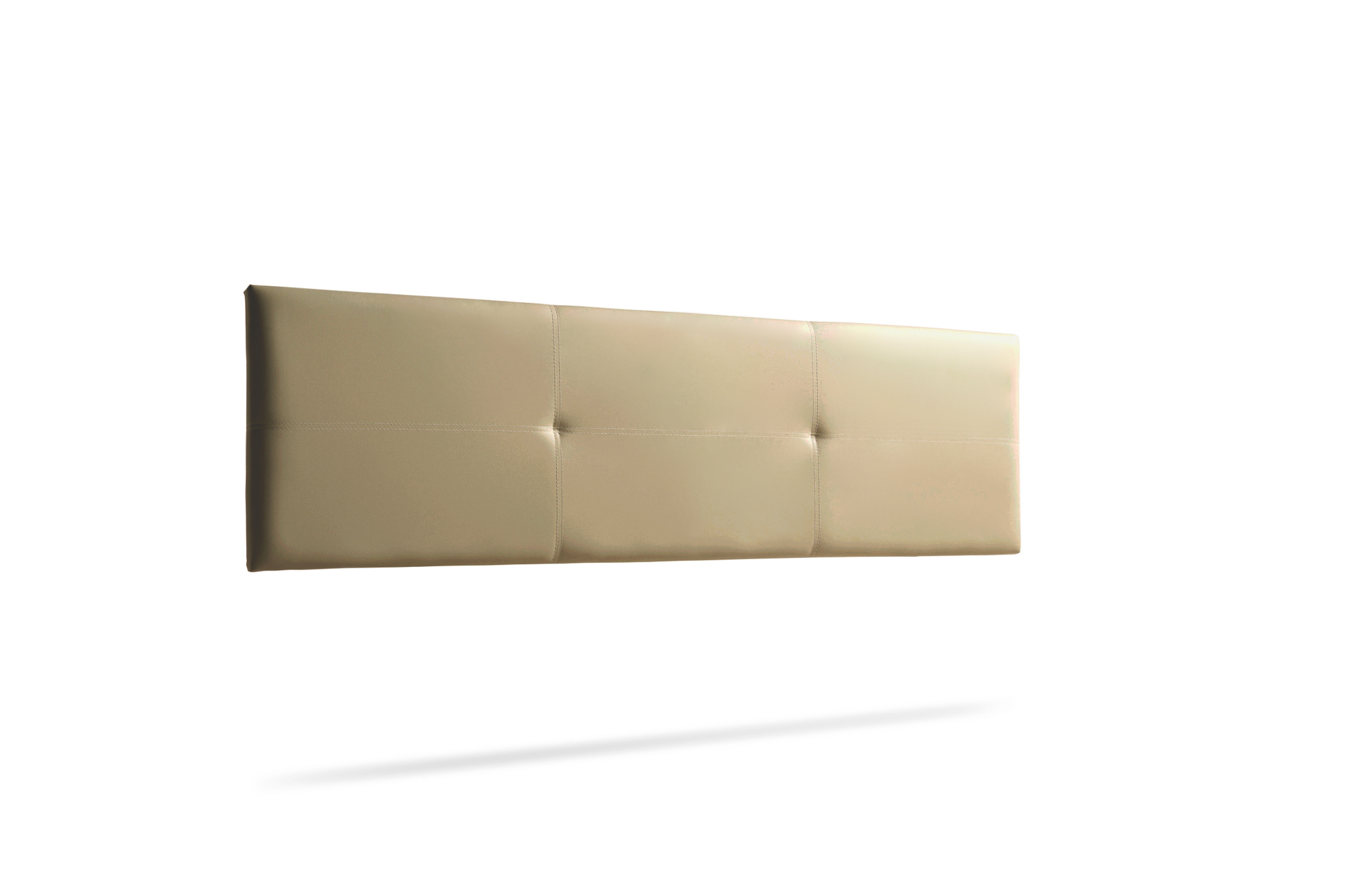 Cabecero tapizado alma polipiel 90x50x5 cm - dorado - moonia