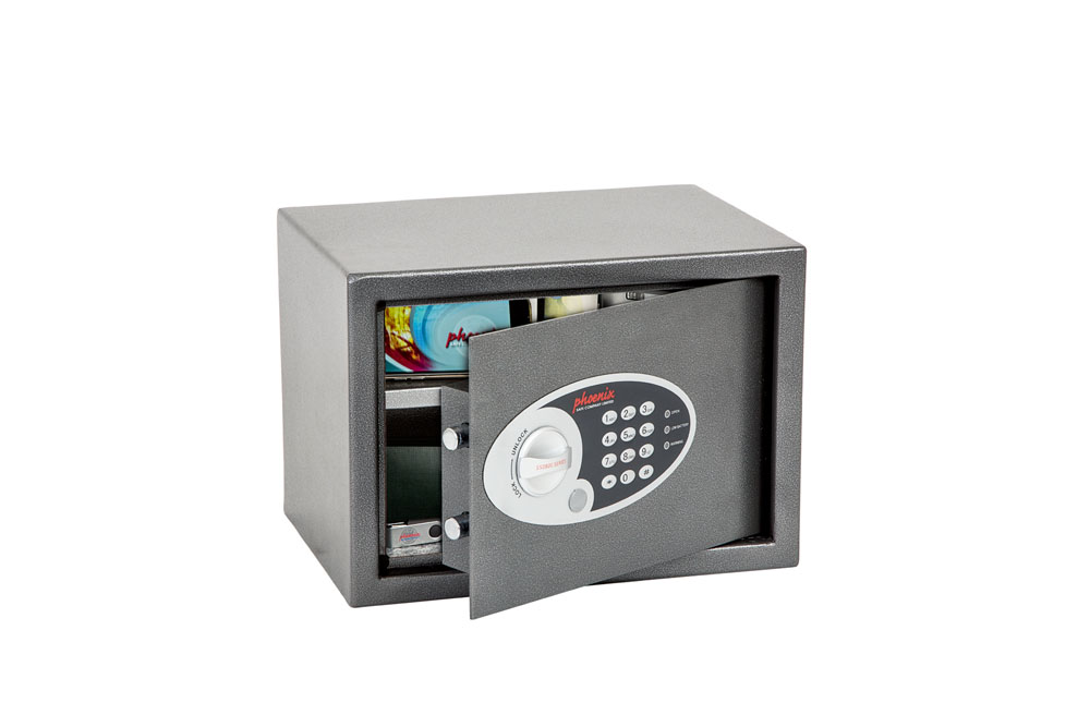 Caja fuerte hotelera phoenix dione ss0301e con cerradura electrónica