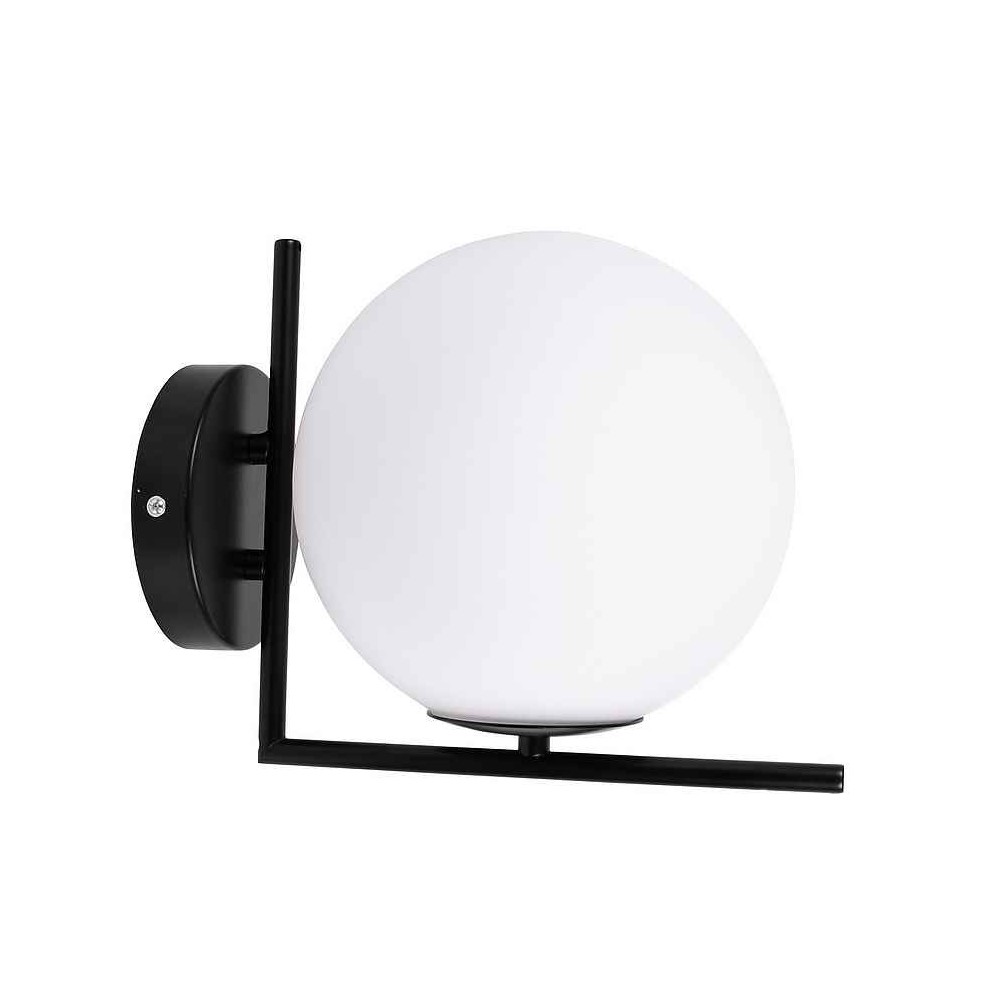 Aplique de pared aimee negro 0cm