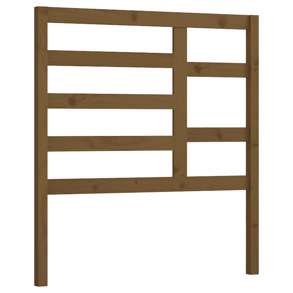 vidaXL cabecero de cama madera maciza de pino marrón miel 96x4x104 cm